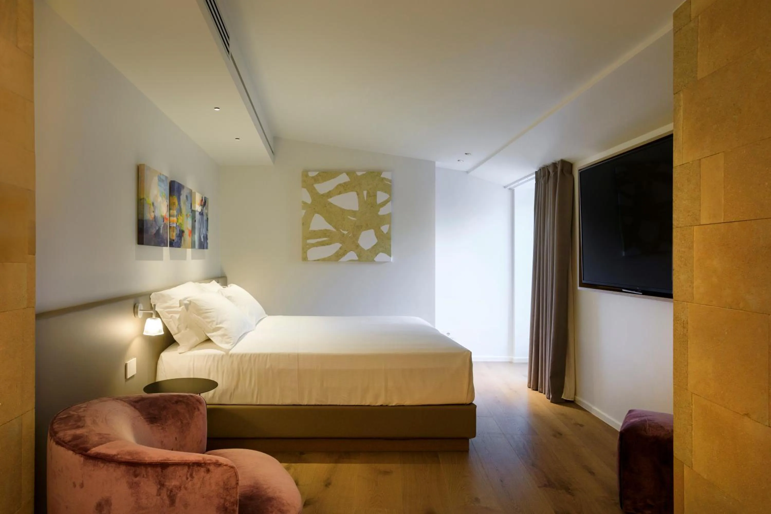 Photo of the whole room, Bed in Palazzo Sangiorgio