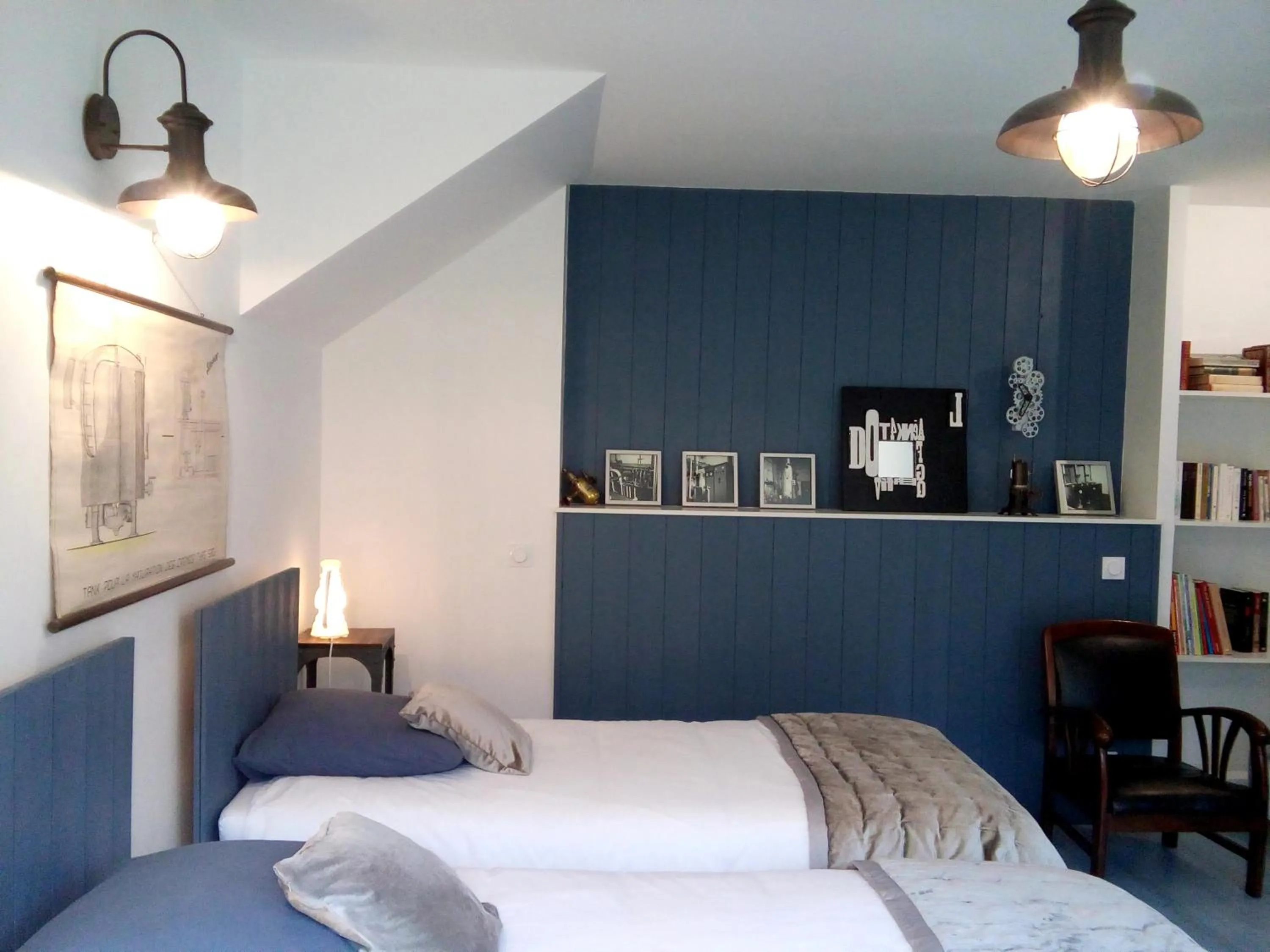 Bedroom, Bed in Laiterie de Tocqueville B&B