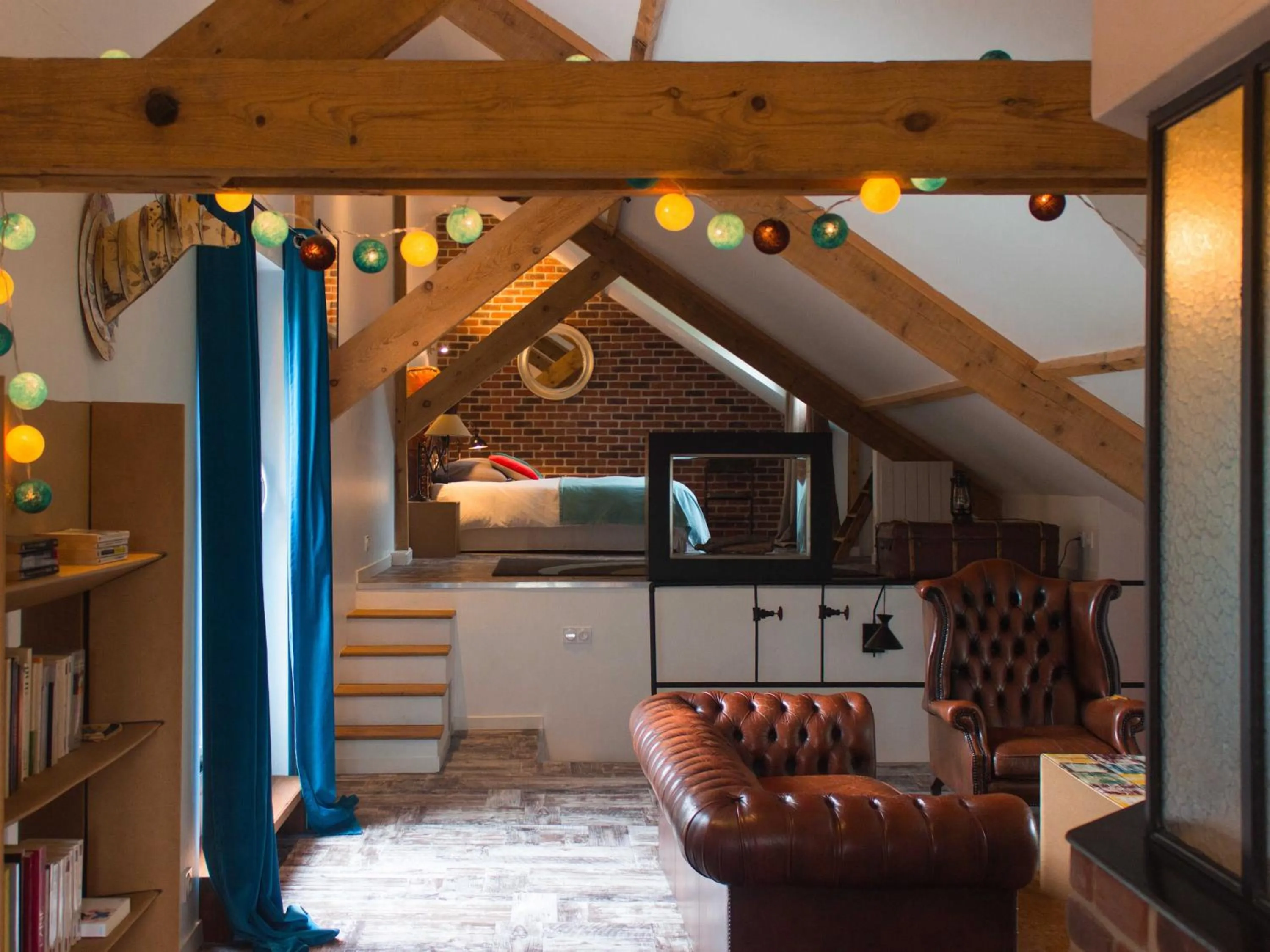 Bedroom in Laiterie de Tocqueville B&B