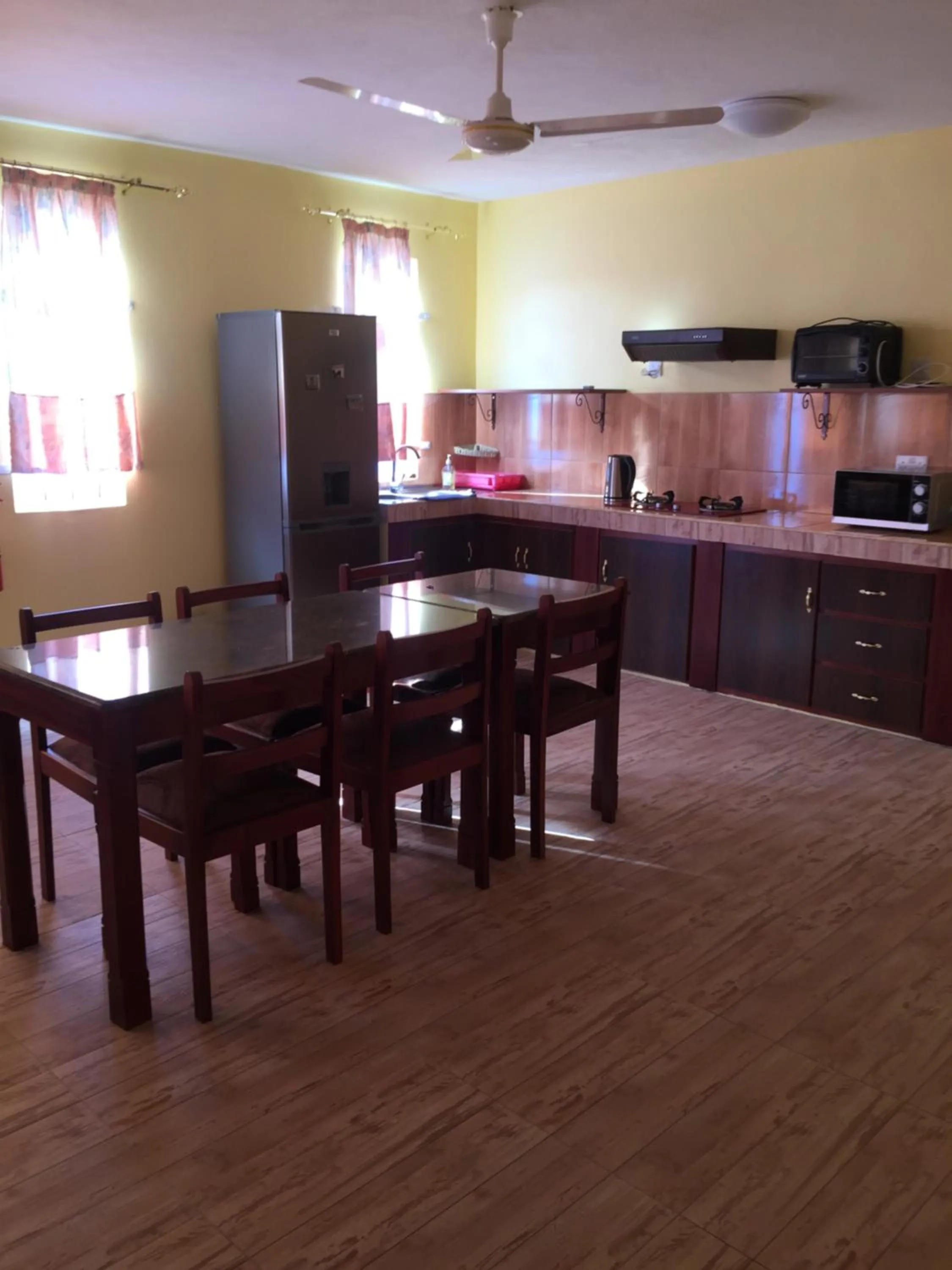 Communal kitchen in Bob Apartments
