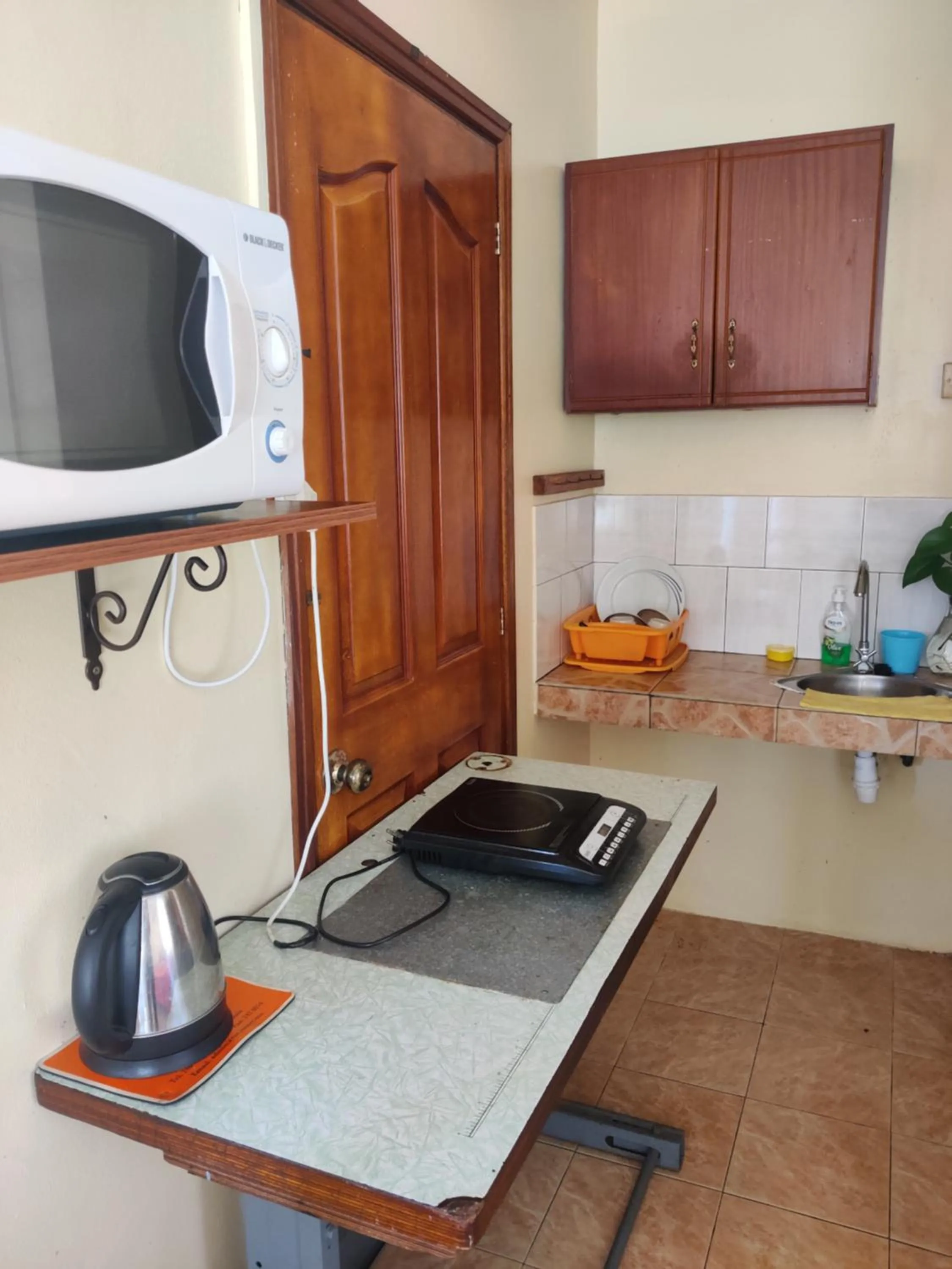 Kitchen or kitchenette in Bob Apartments