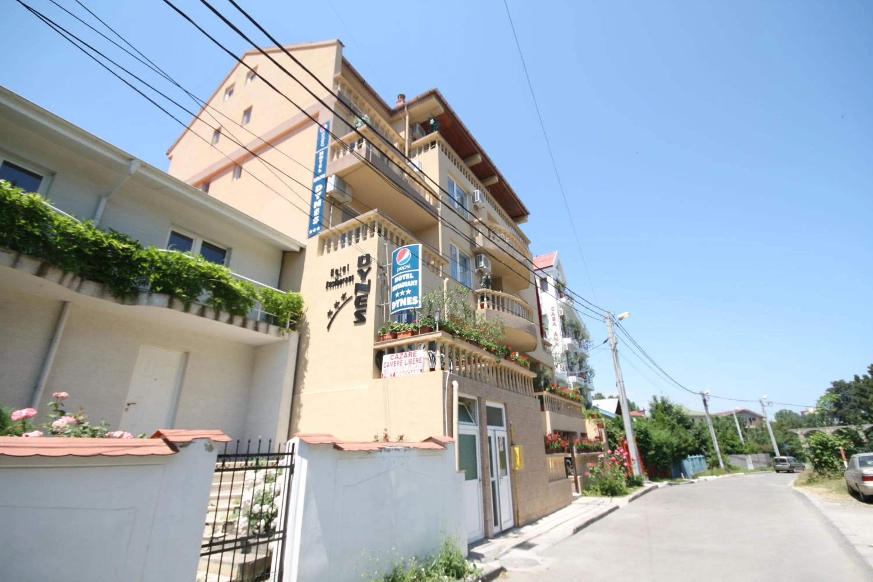 Facade/entrance in Hotel Dynes