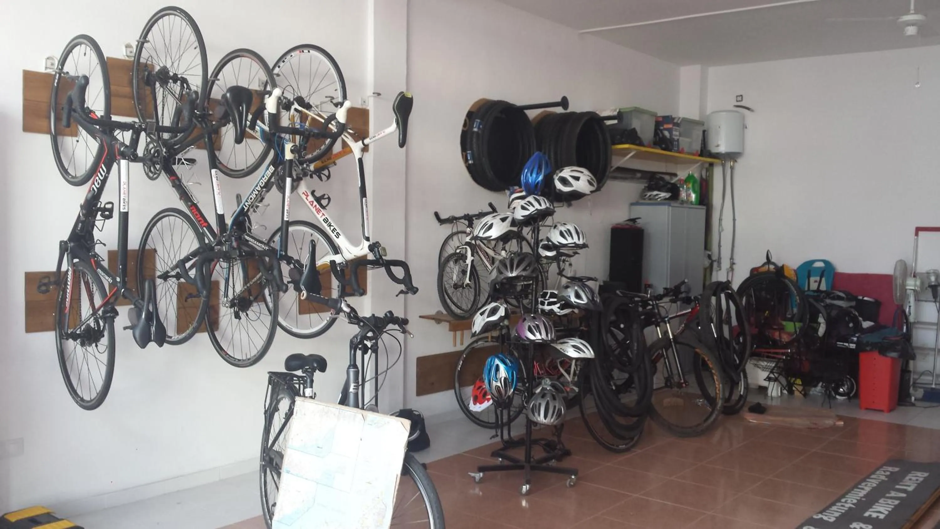 Cycling in Palmeras Garden