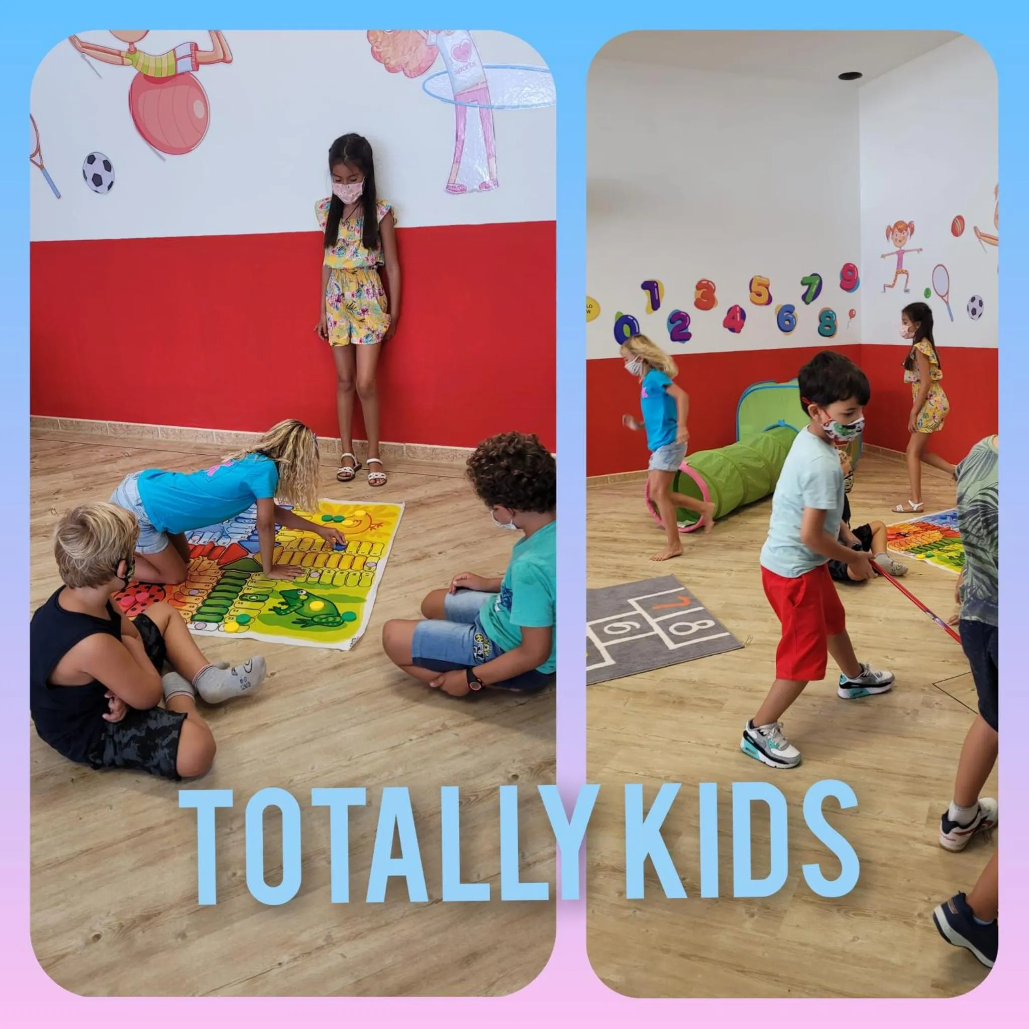 children in Palmeras Garden