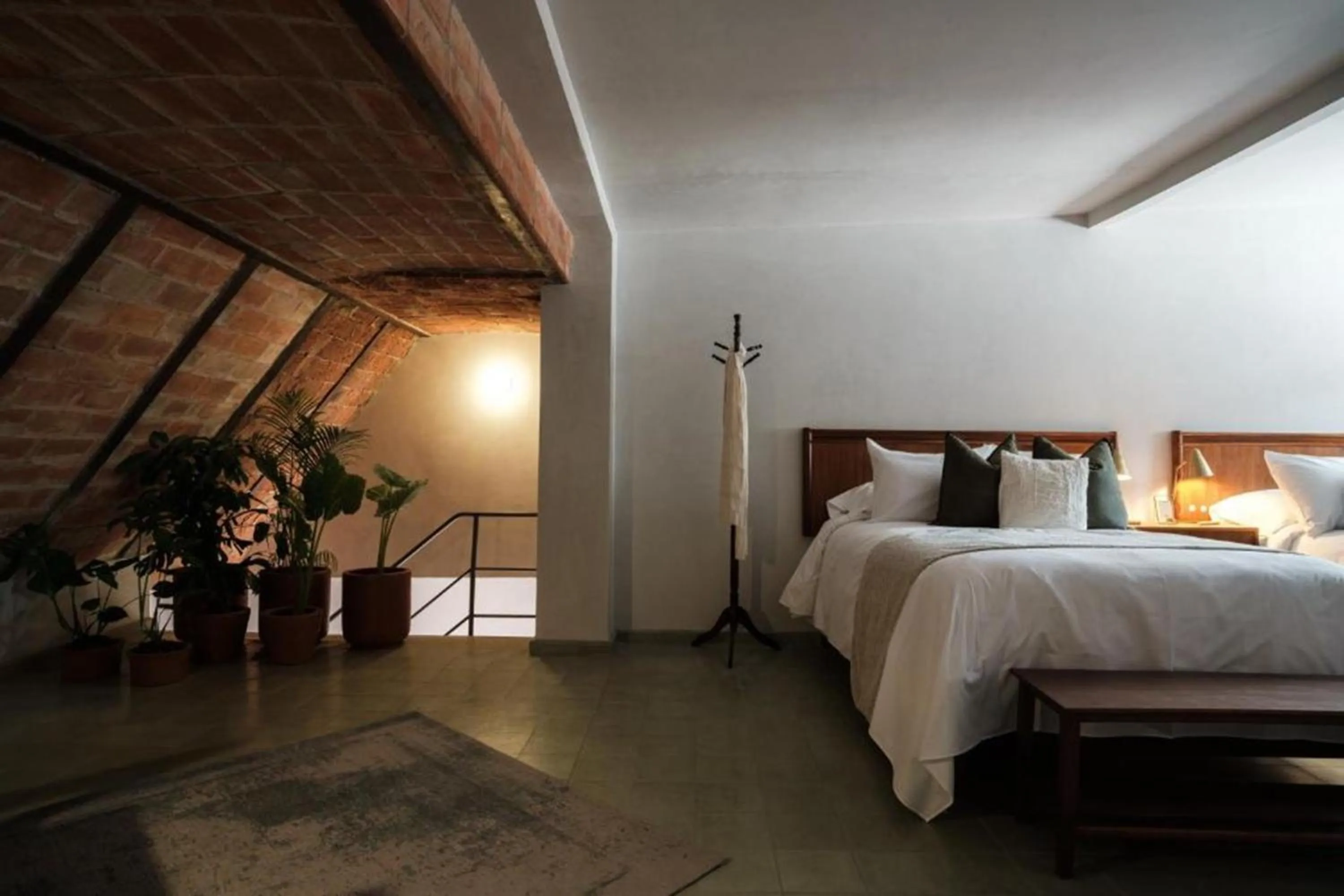 Bed in Hotel Hércules