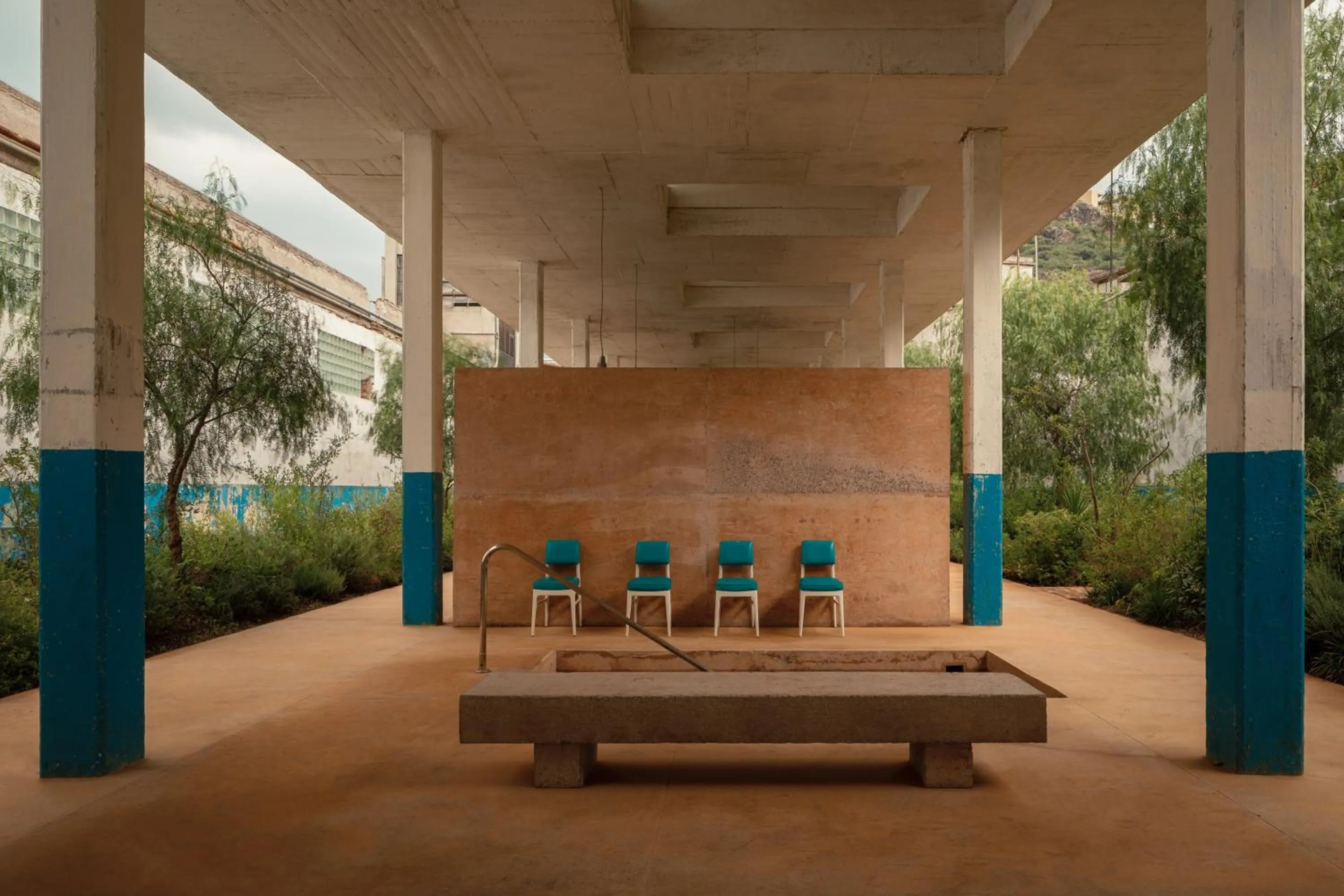 Patio in Hotel Hércules