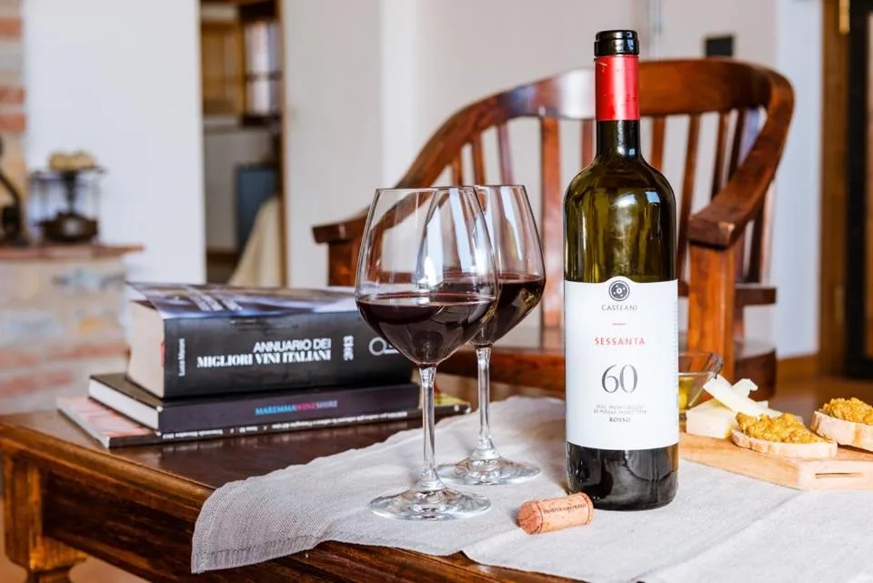 Seating area in Agriturismo & Cantina Tenuta Casteani