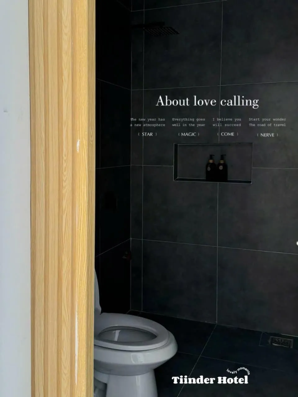 Toilet in Tiinder Hotel