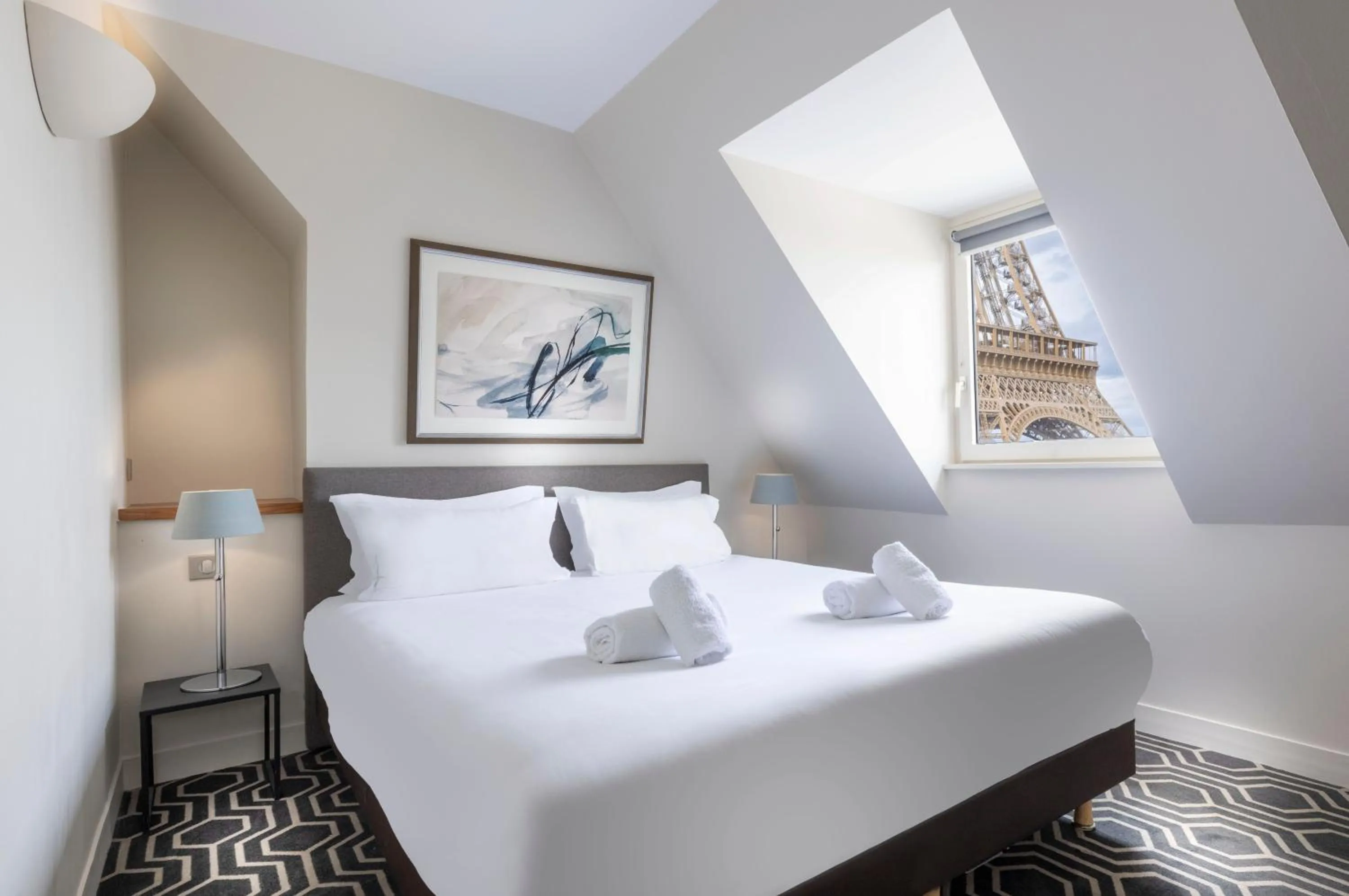 Bedroom, Bed in Résidence Charles Floquet