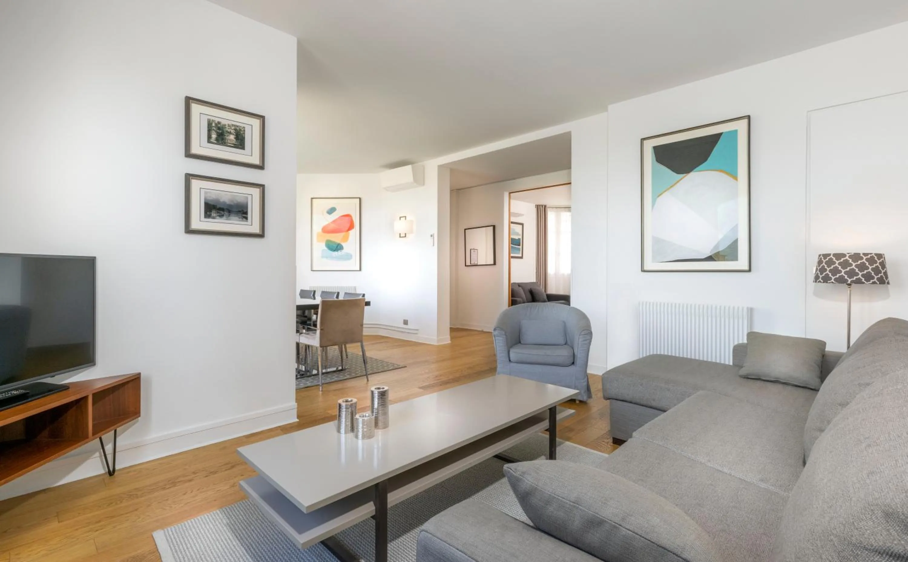 Living room in Résidence Charles Floquet