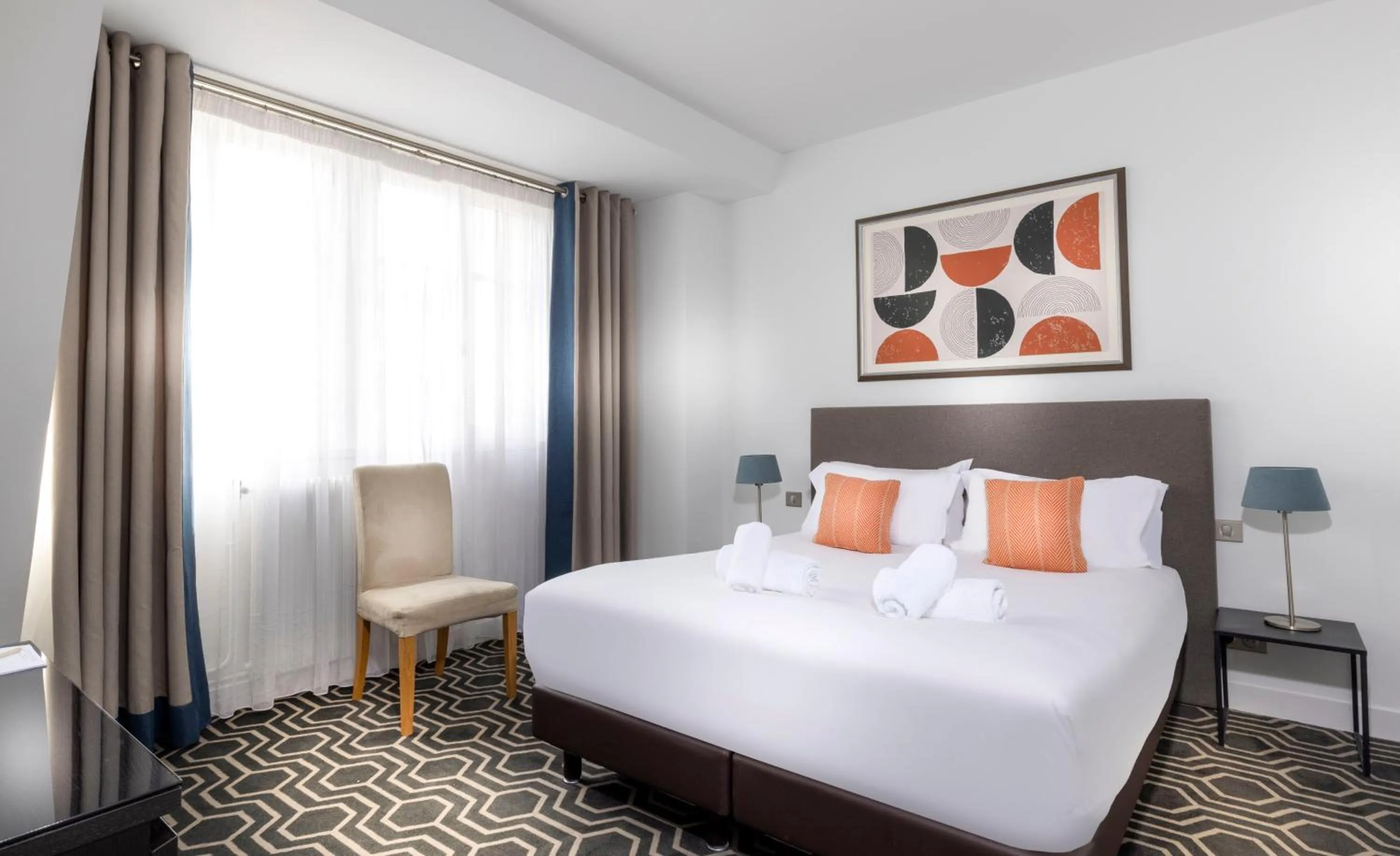 Bedroom, Bed in Résidence Charles Floquet