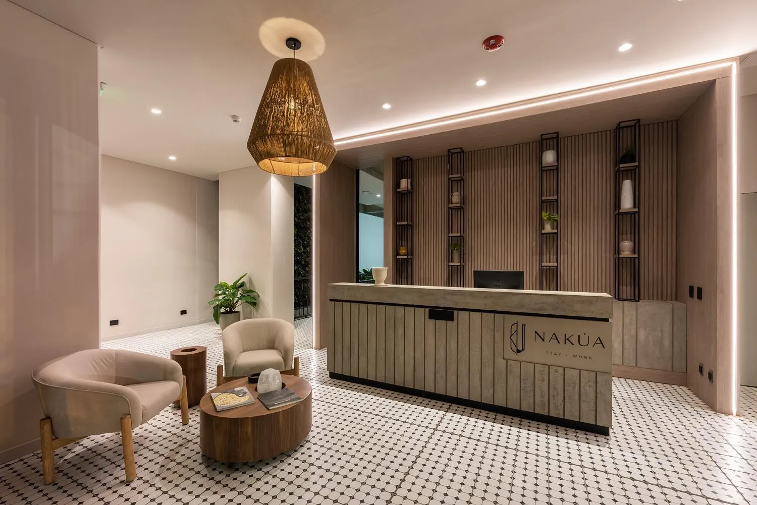 Lobby or reception in Nakúa Stay & Work Hotel