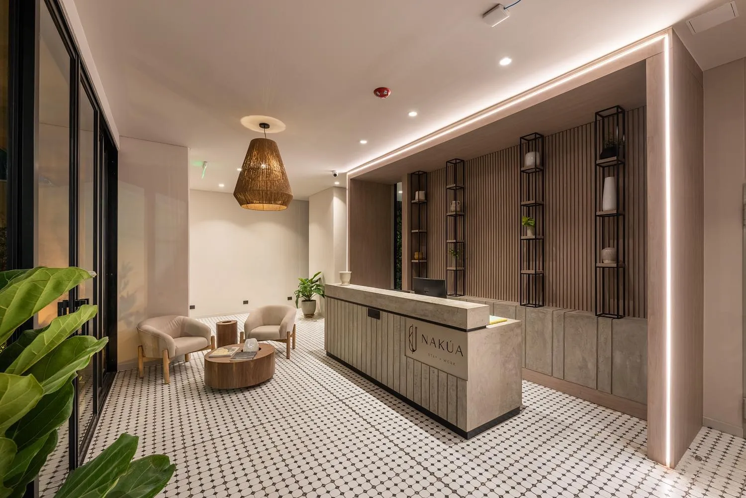 Lobby or reception in Nakúa Stay & Work Hotel