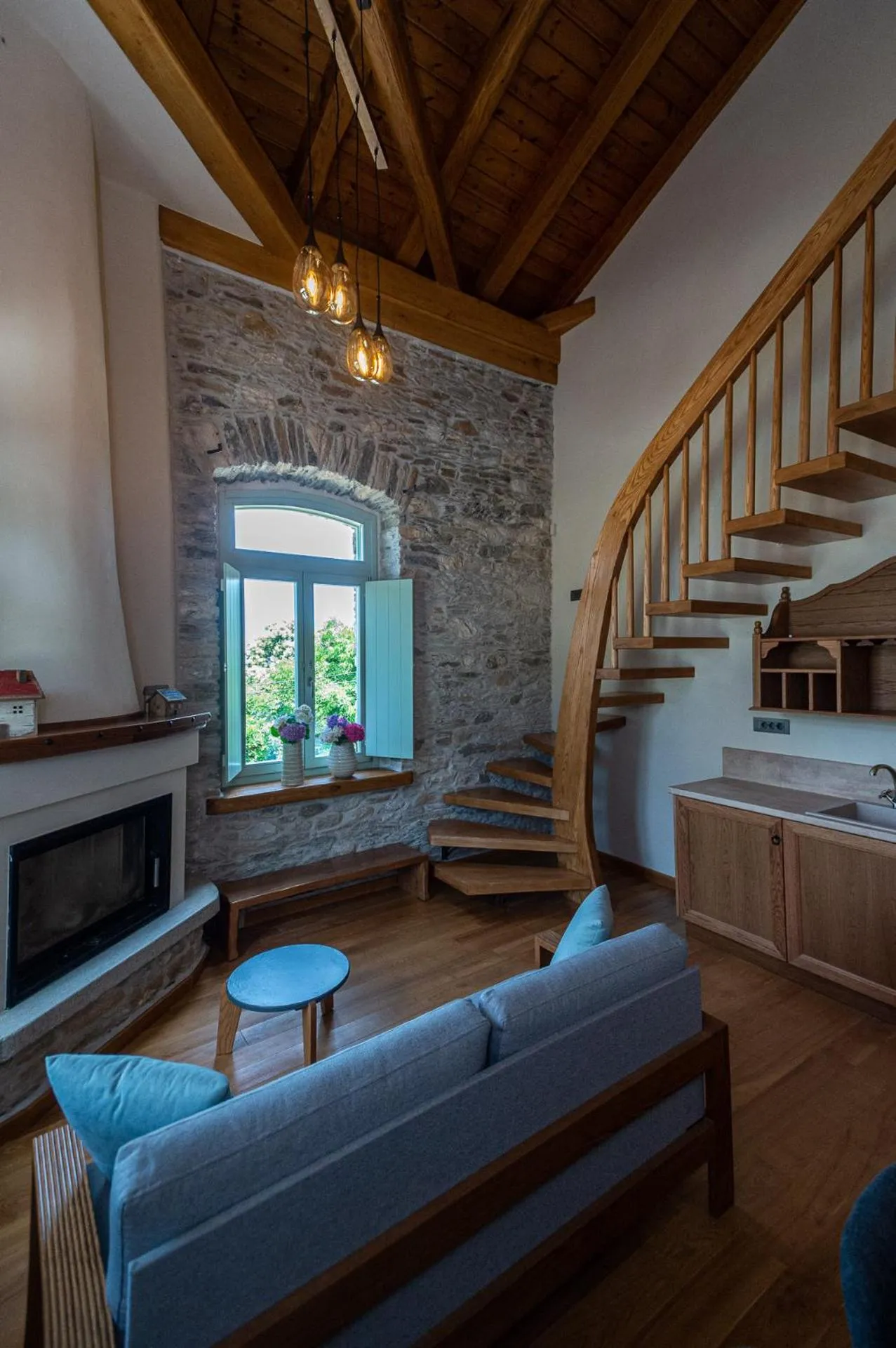 Kitchen or kitchenette in Nostos Country House