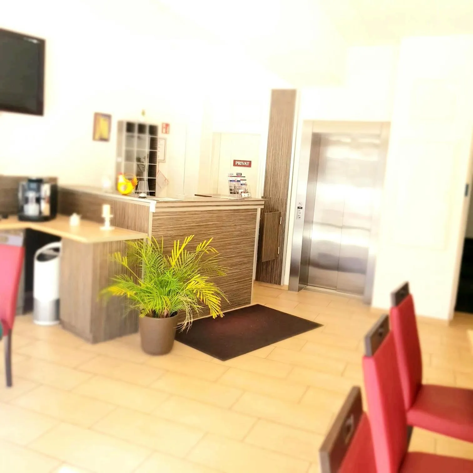 Lobby or reception in Apartment Hotel am Sand
