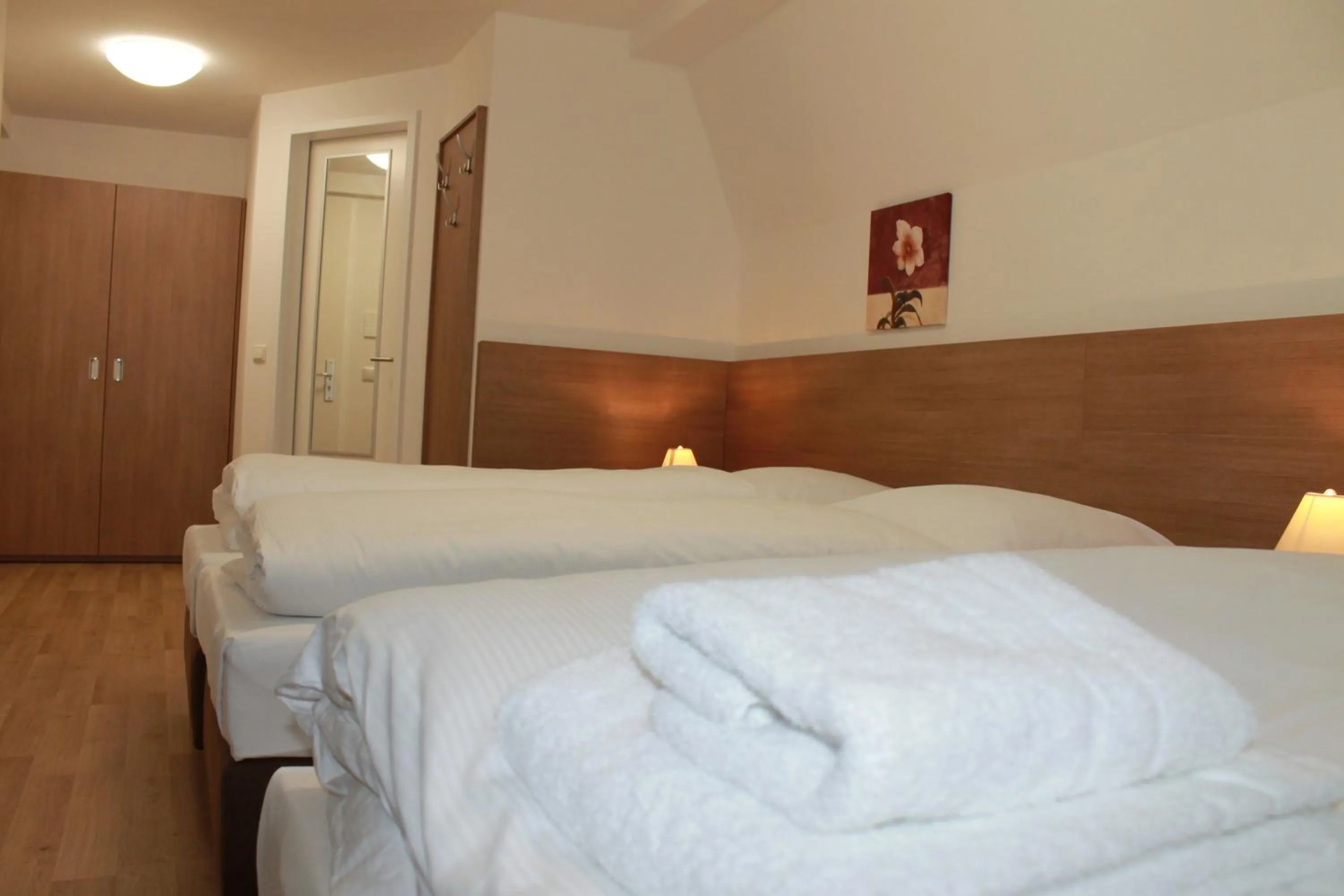 Bedroom, Bed in Apartment Hotel am Sand