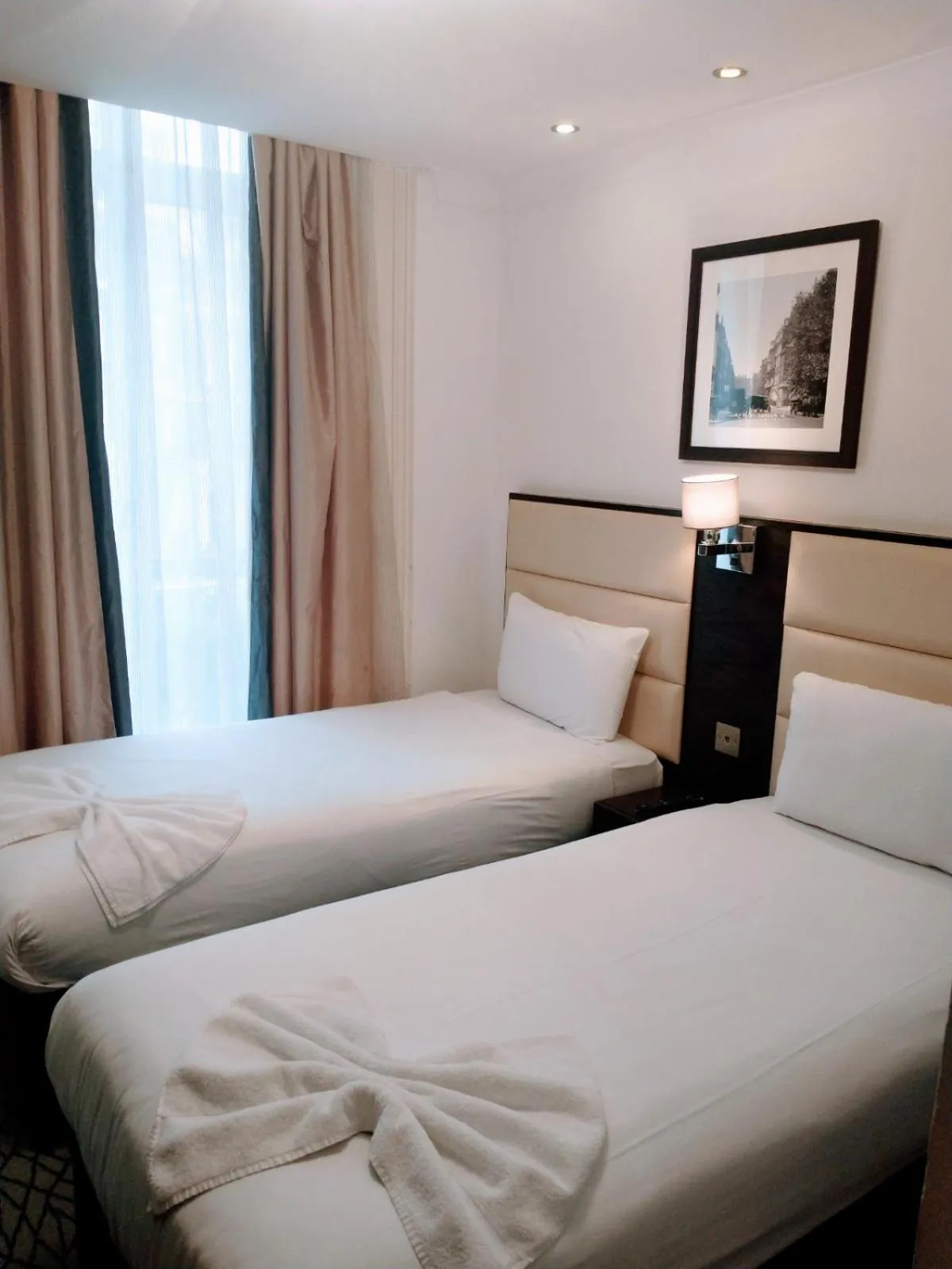 Bed in Hotel Edward Paddington