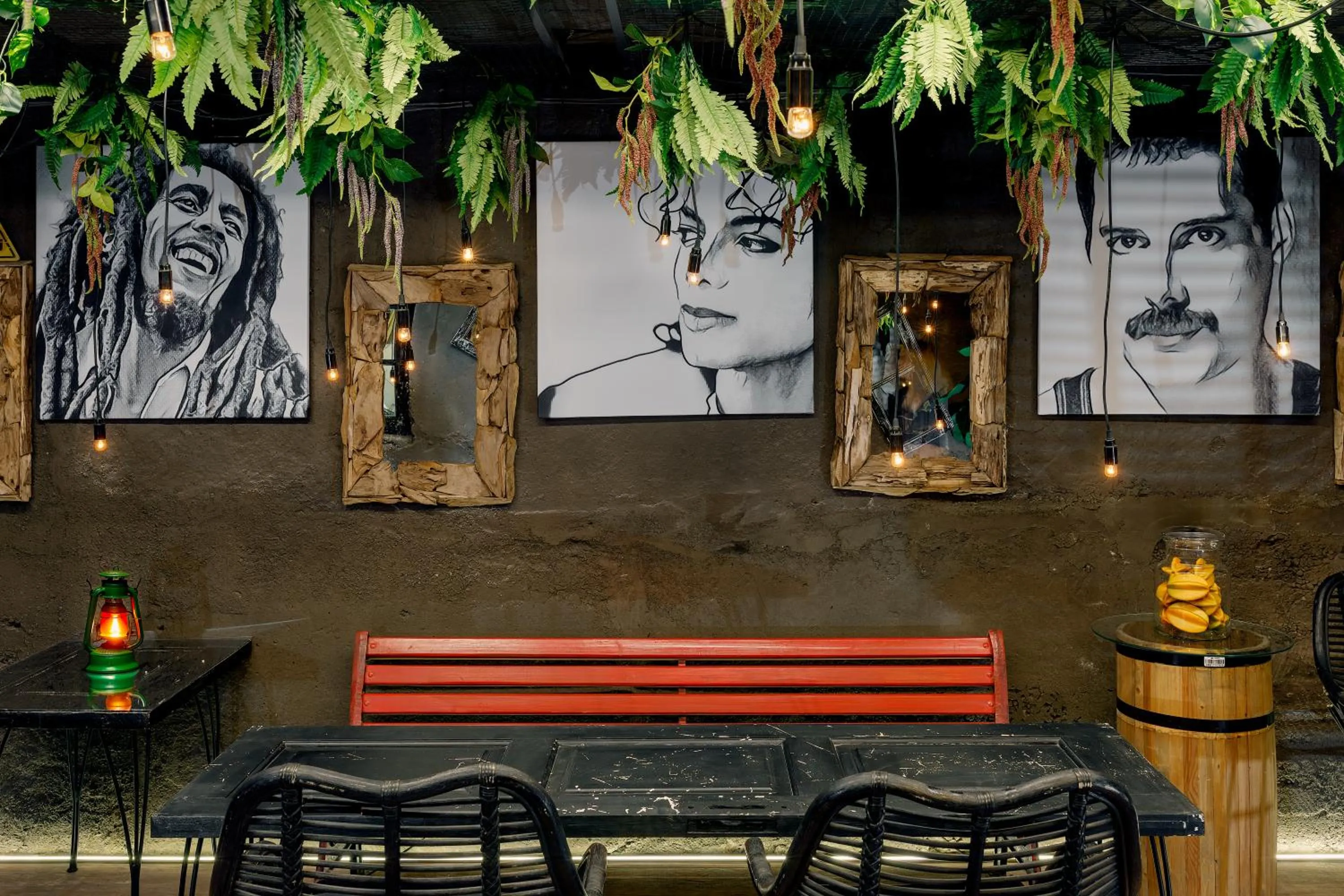 Lounge or bar in Hydeout Bakuriani