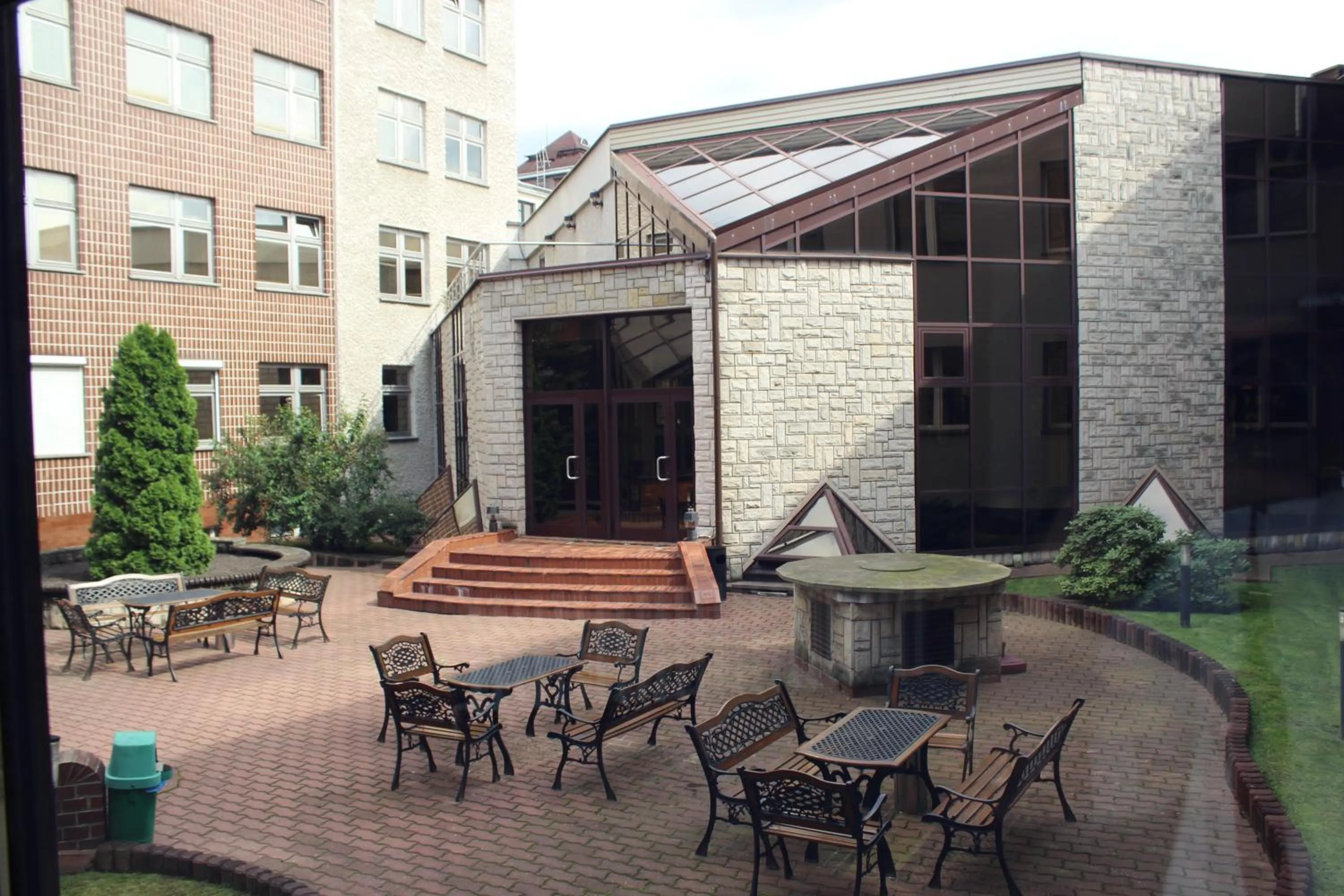 Garden in Centrum Konferencyjne IBIB PAN