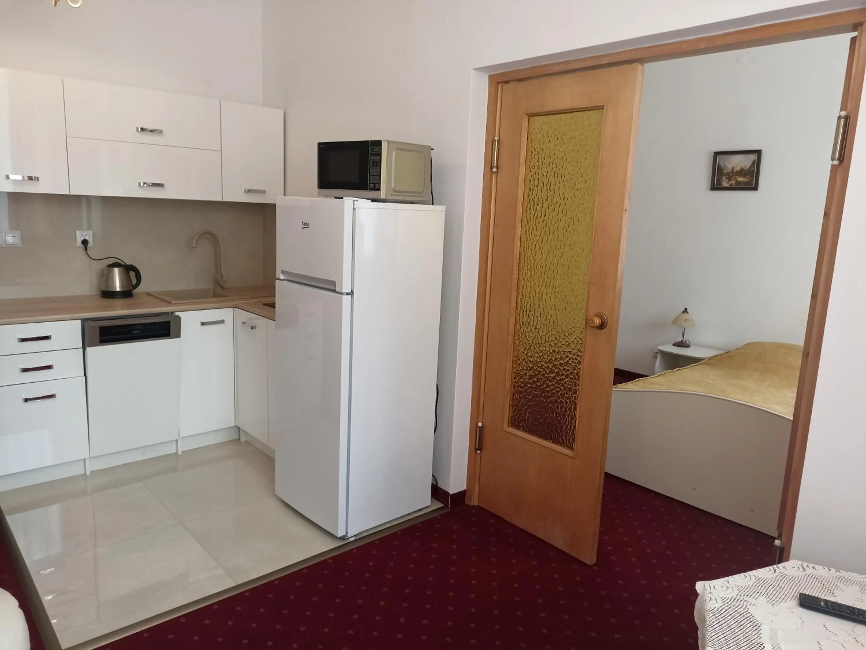 Kitchen or kitchenette in Centrum Konferencyjne IBIB PAN