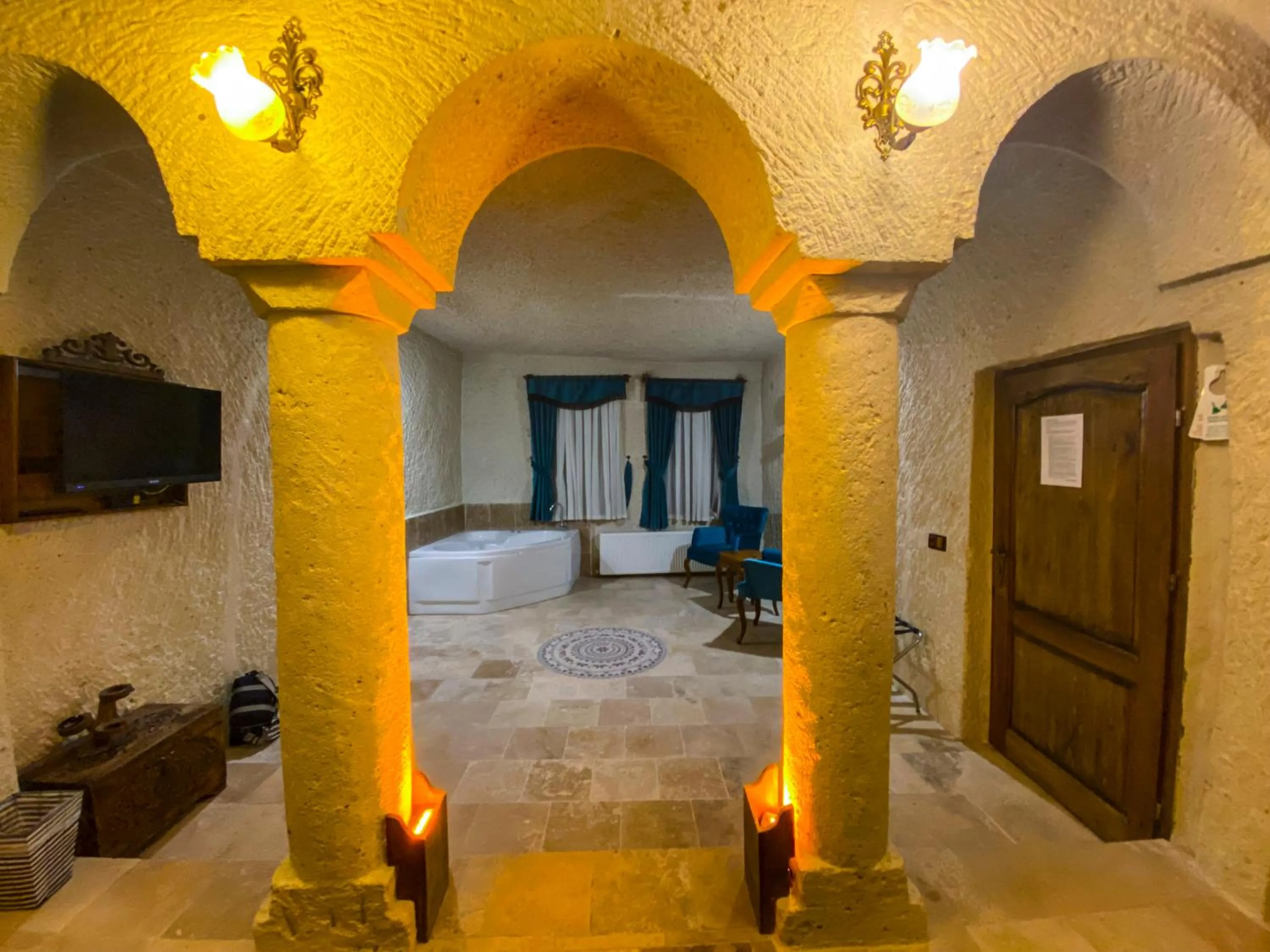 Bathroom in Milagre Cave Hotel