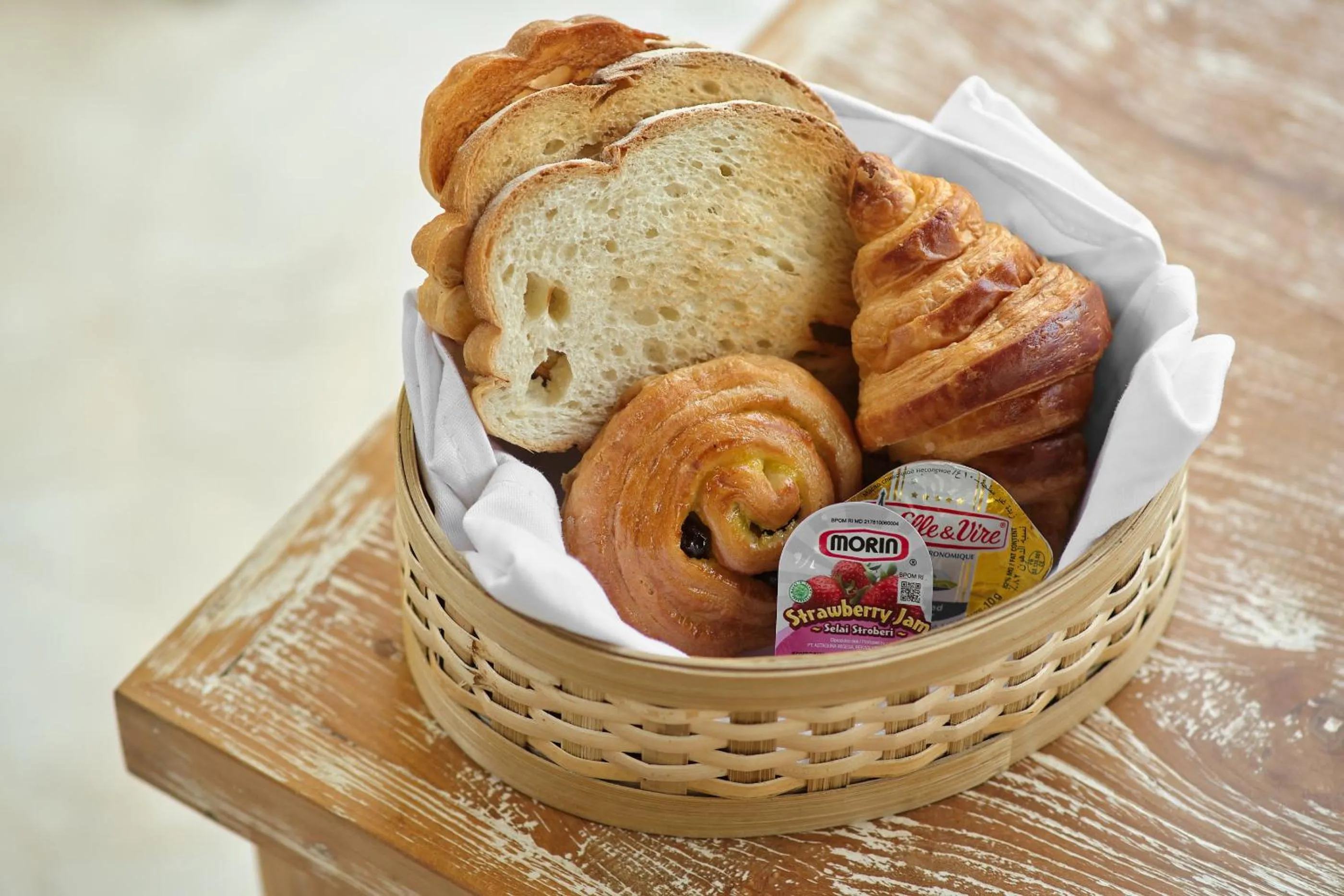 Continental breakfast in Tigata Ubud Cottage
