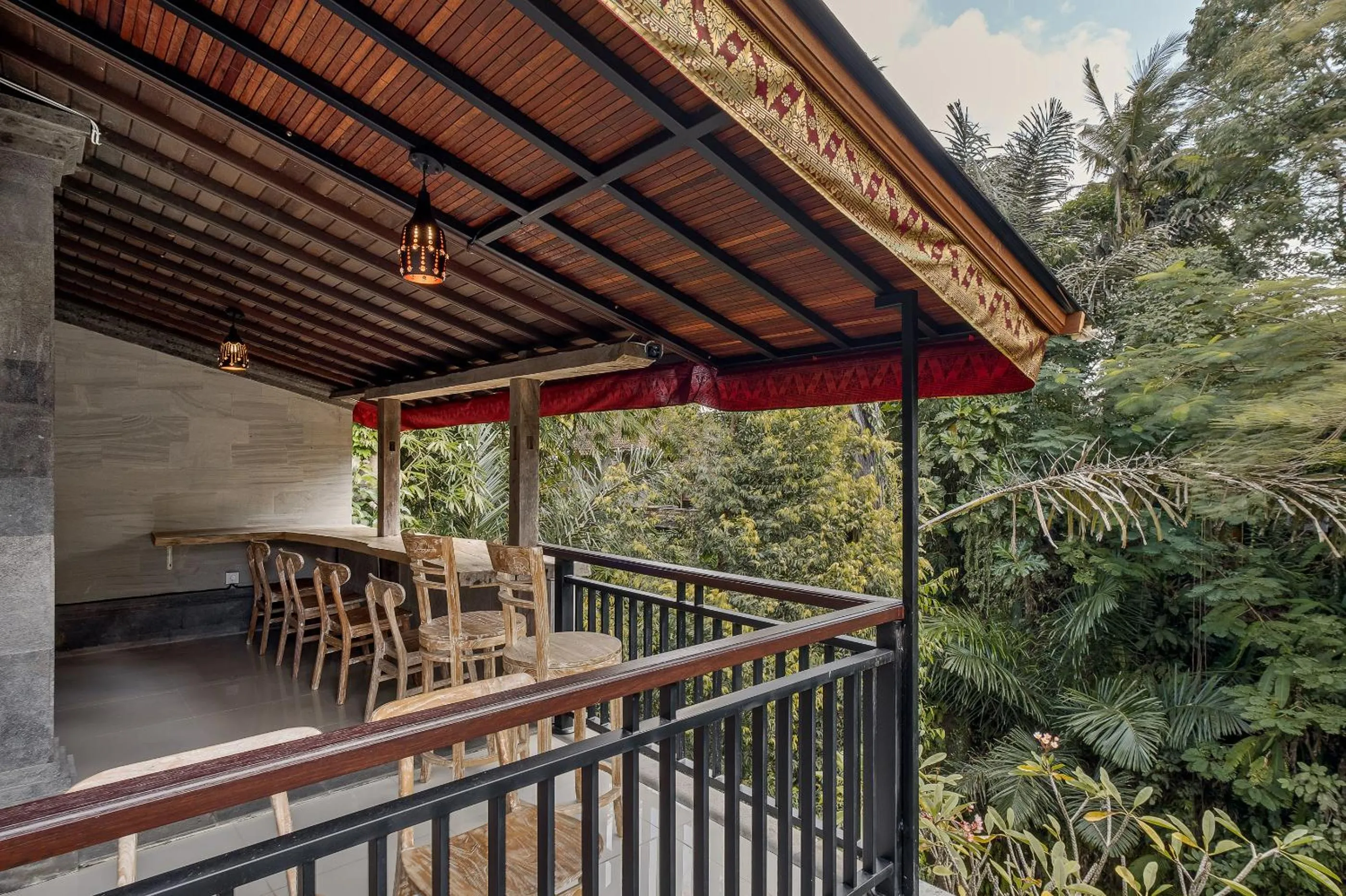 Patio in Tigata Ubud Cottage