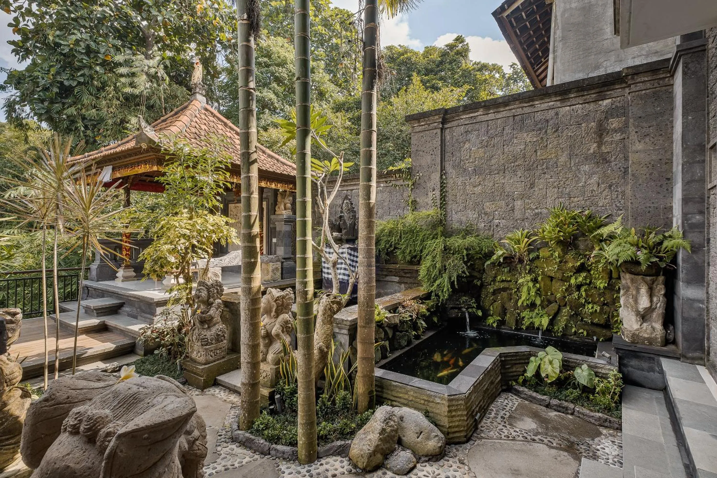 Patio in Tigata Ubud Cottage
