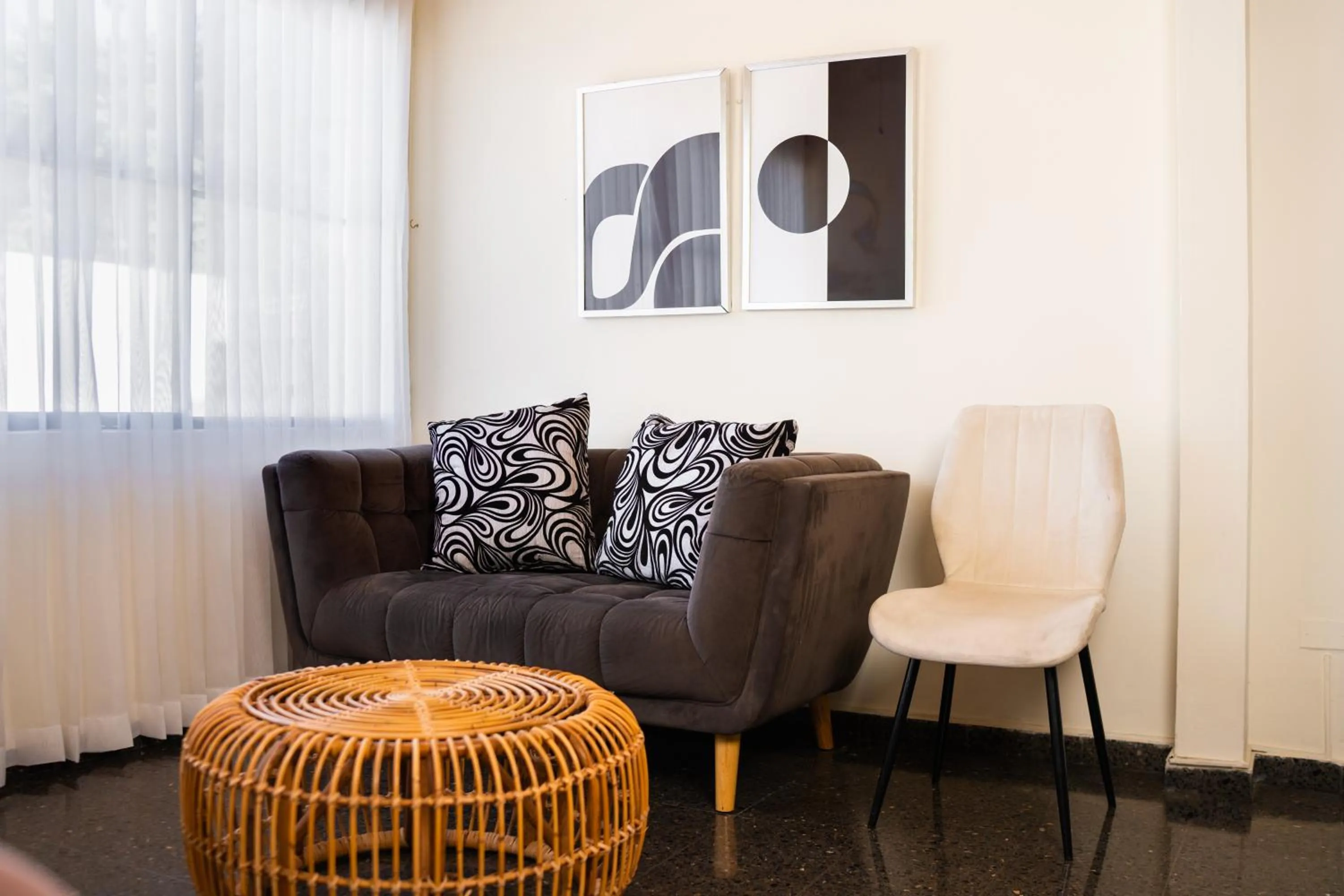 Living room in Cardedeu Suites