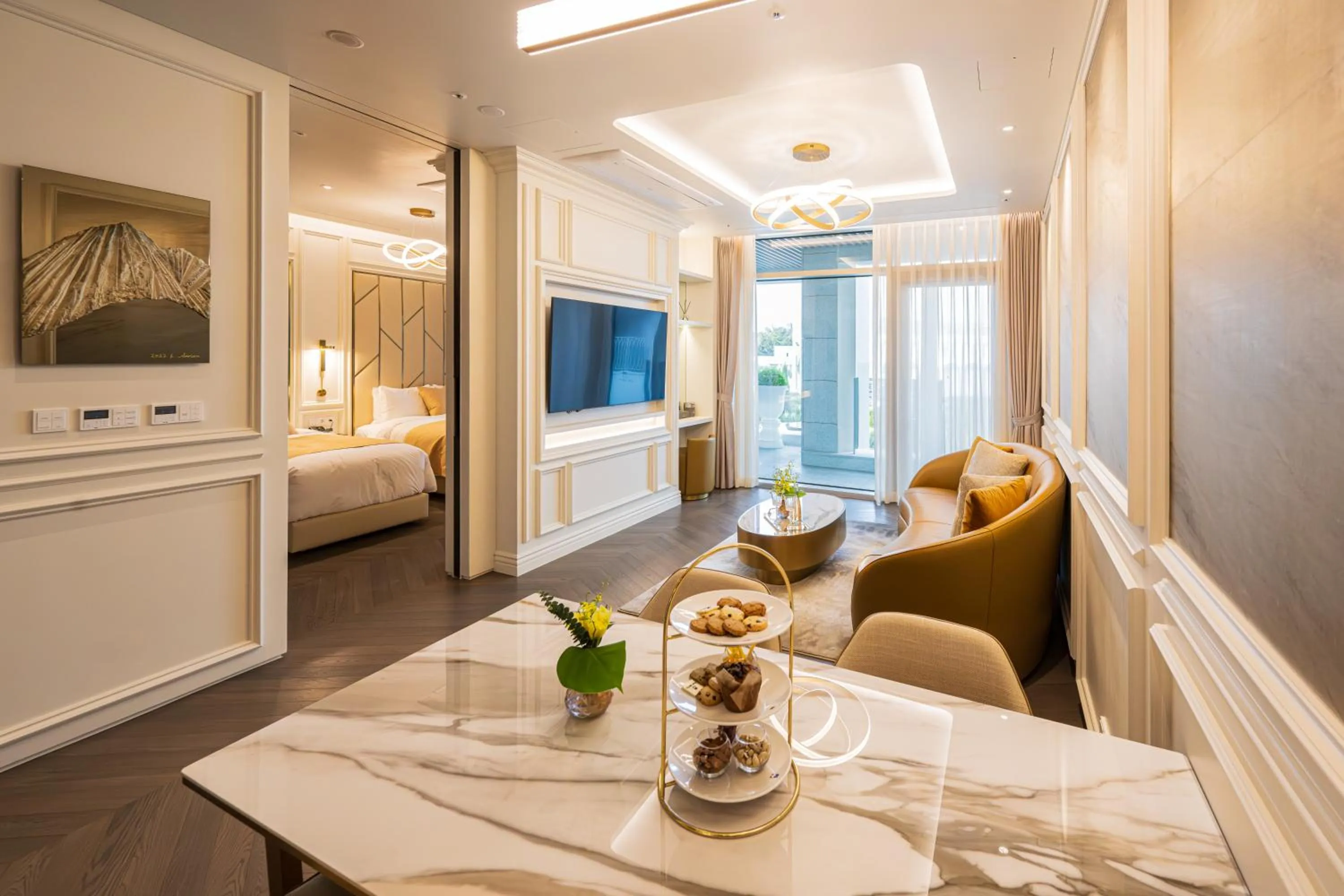 Bed in The Siena Resort