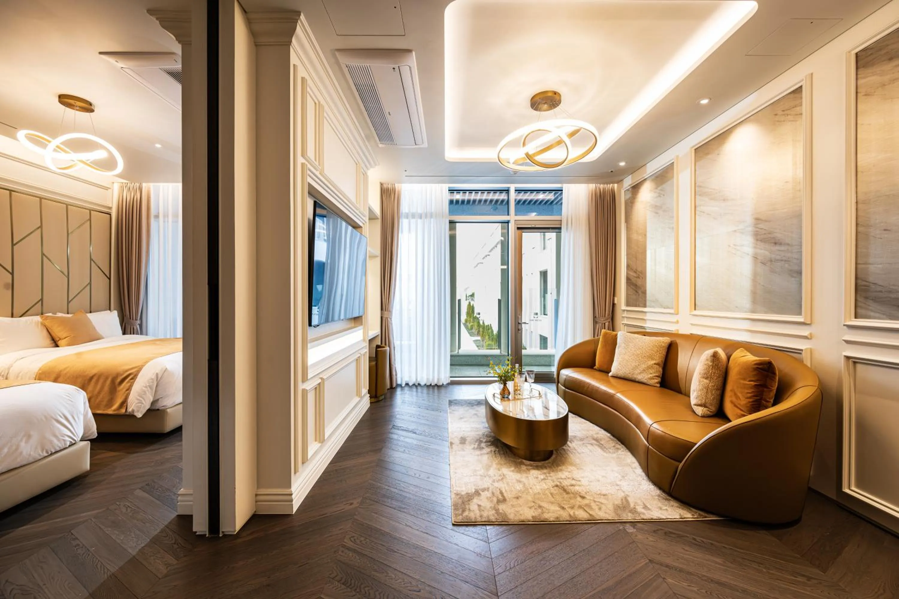 Bed in The Siena Resort