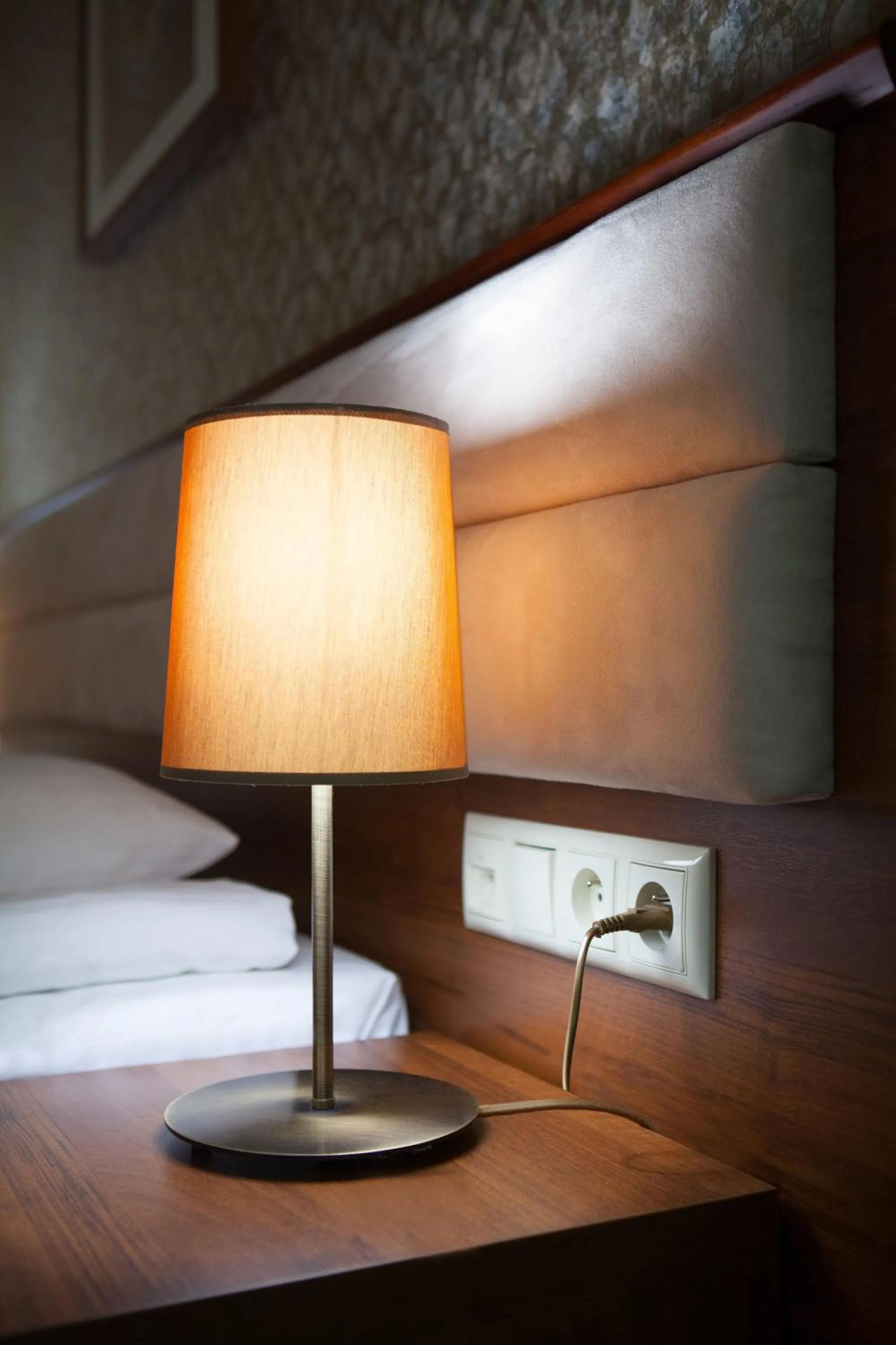 Decorative detail, Bed in Hotel Miodowy Młyn