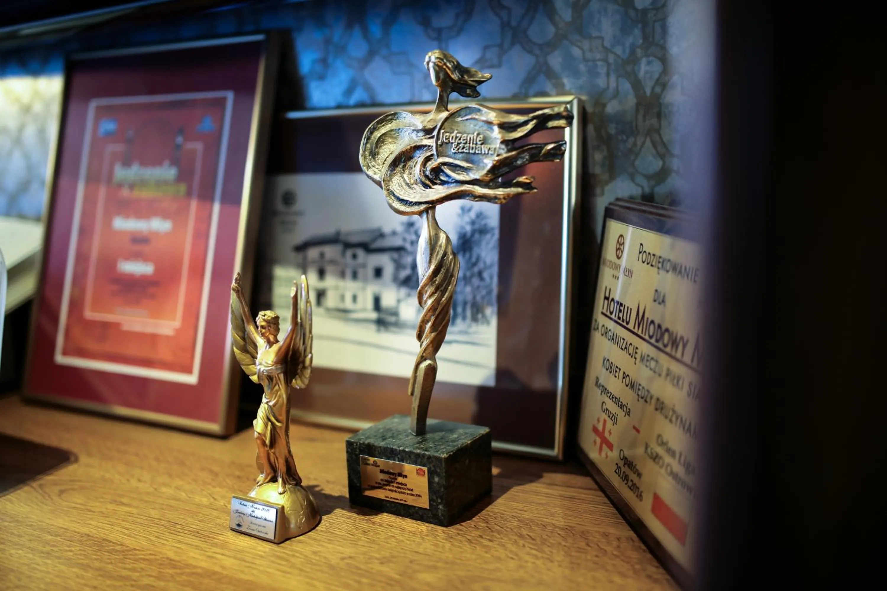 On site in Hotel Miodowy Młyn