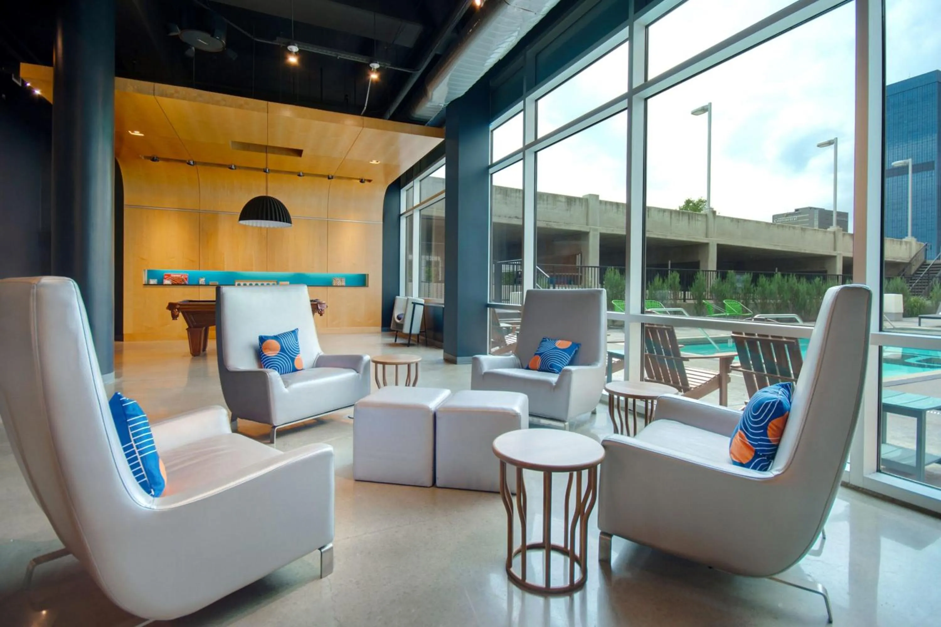 Lobby or reception in Aloft Oklahoma City Downtown – Bricktown