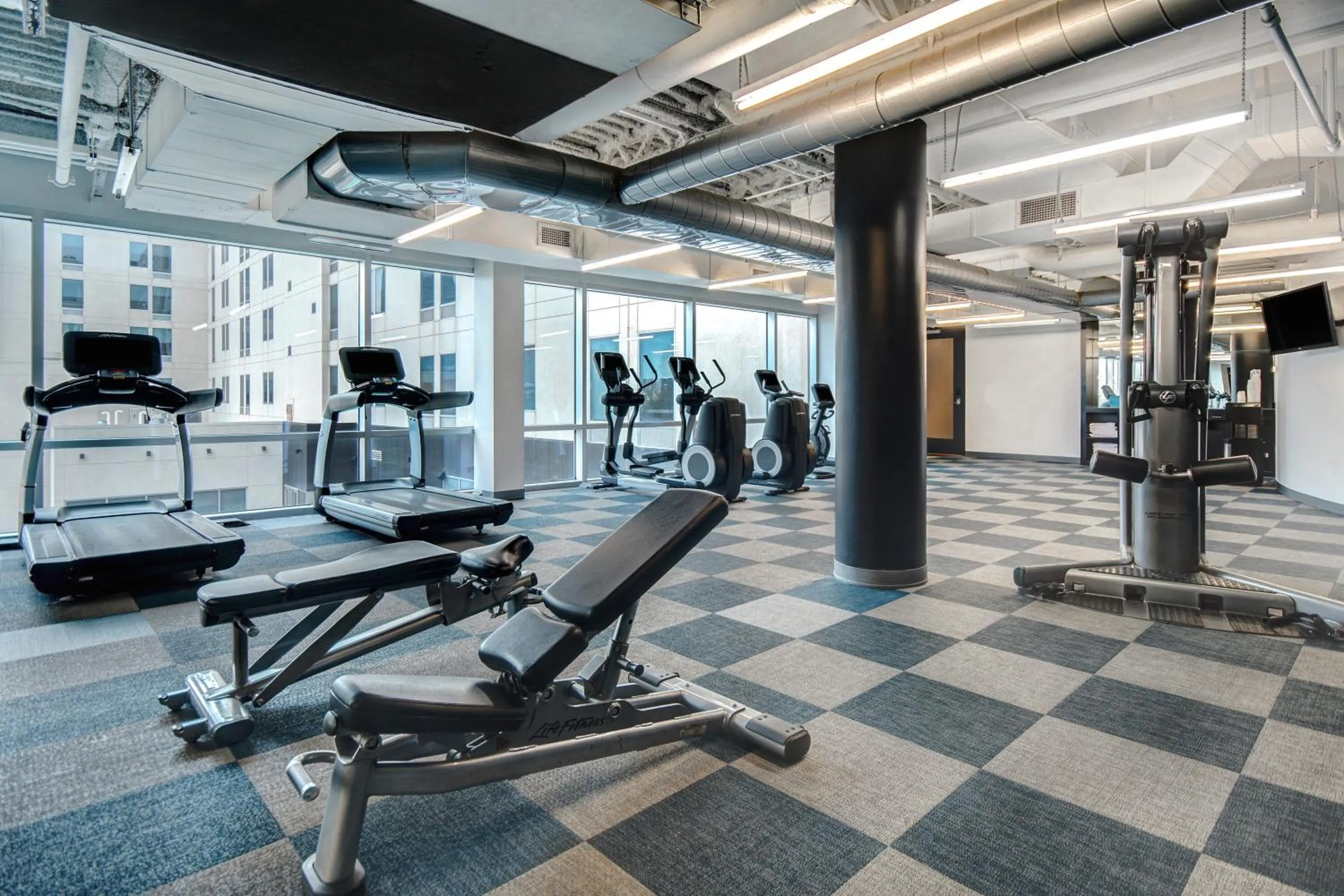 Fitness centre/facilities in Aloft Oklahoma City Downtown – Bricktown