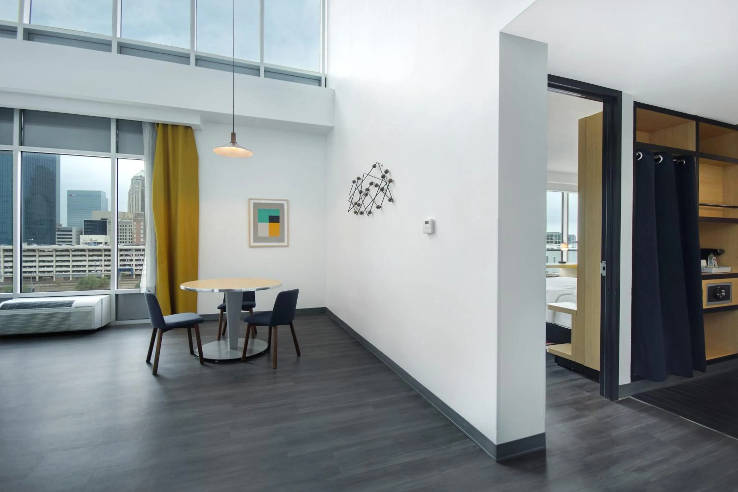 Bedroom, Bed in Aloft Oklahoma City Downtown – Bricktown