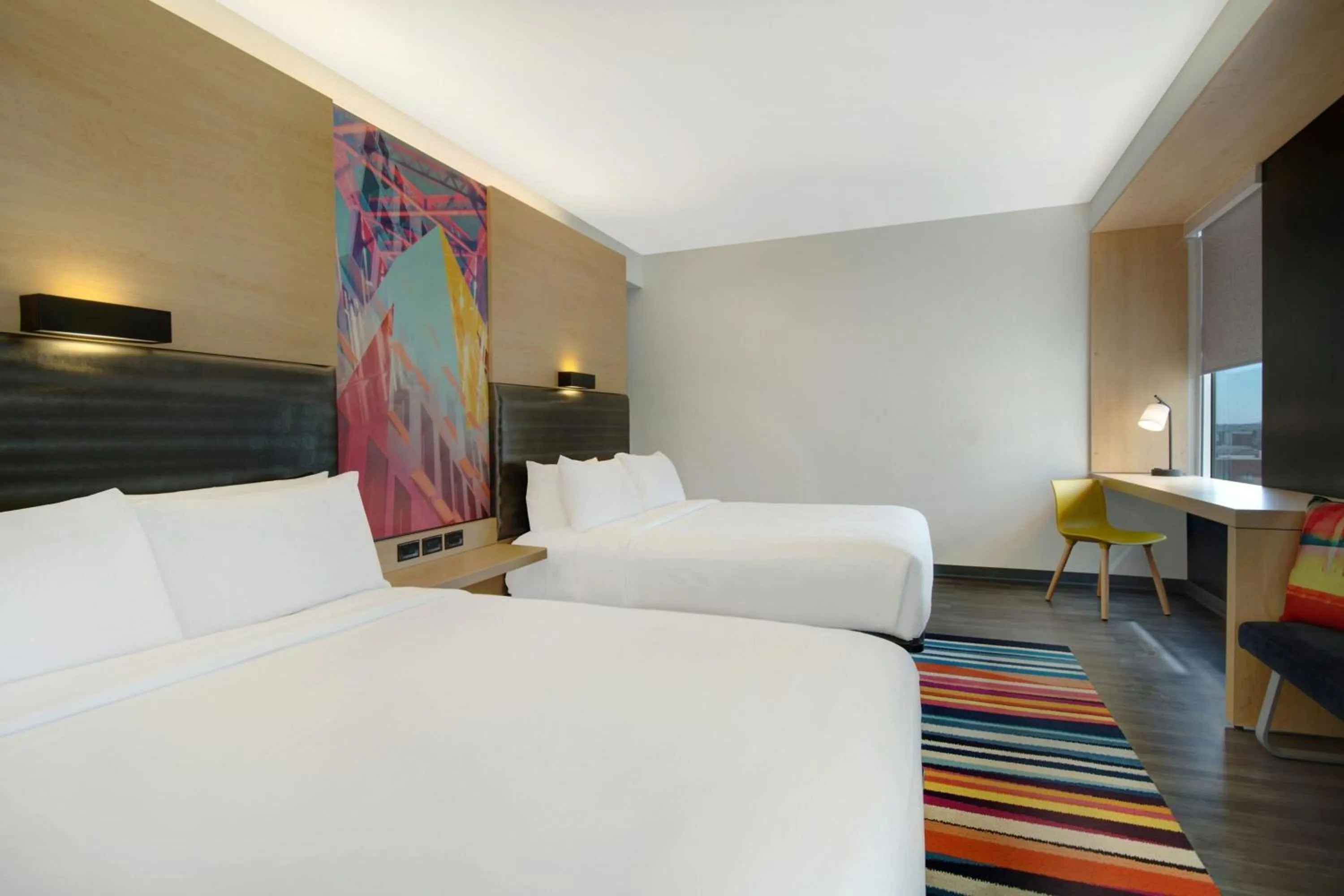 Photo of the whole room, Bed in Aloft Oklahoma City Downtown – Bricktown
