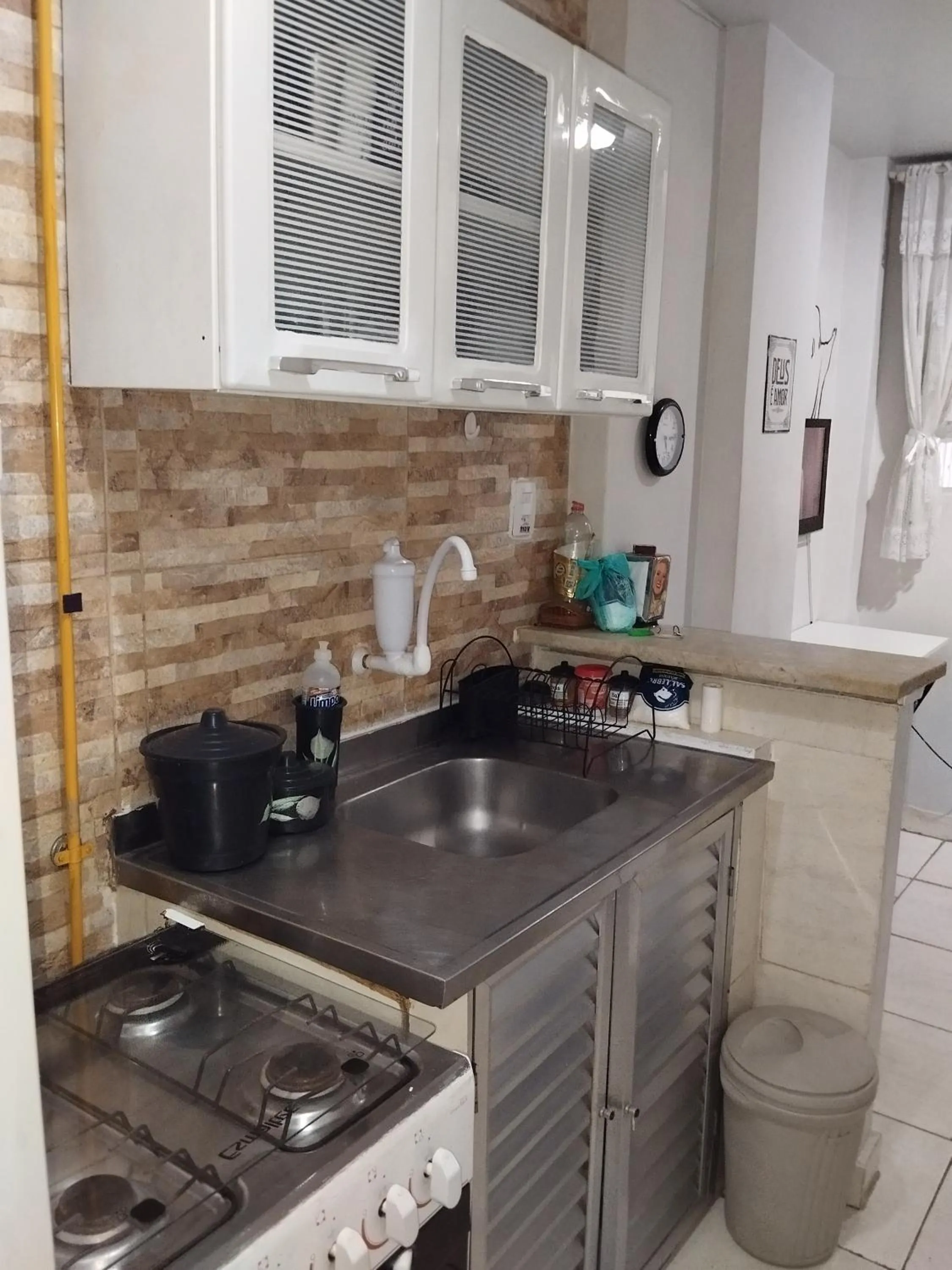Kitchen or kitchenette in Studio Rio de Janeiro