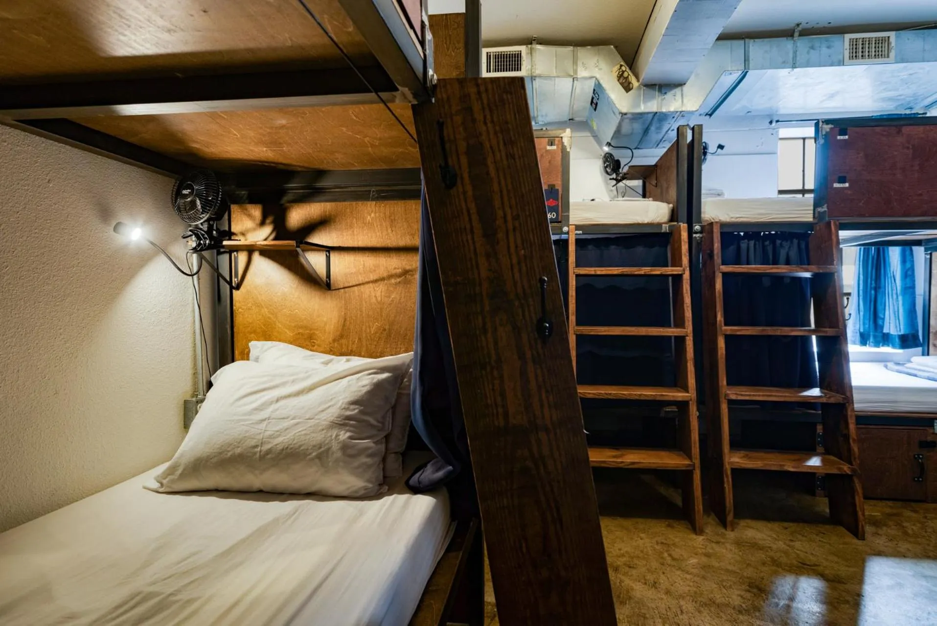 bunk bed, Bed in Firehouse Hostel