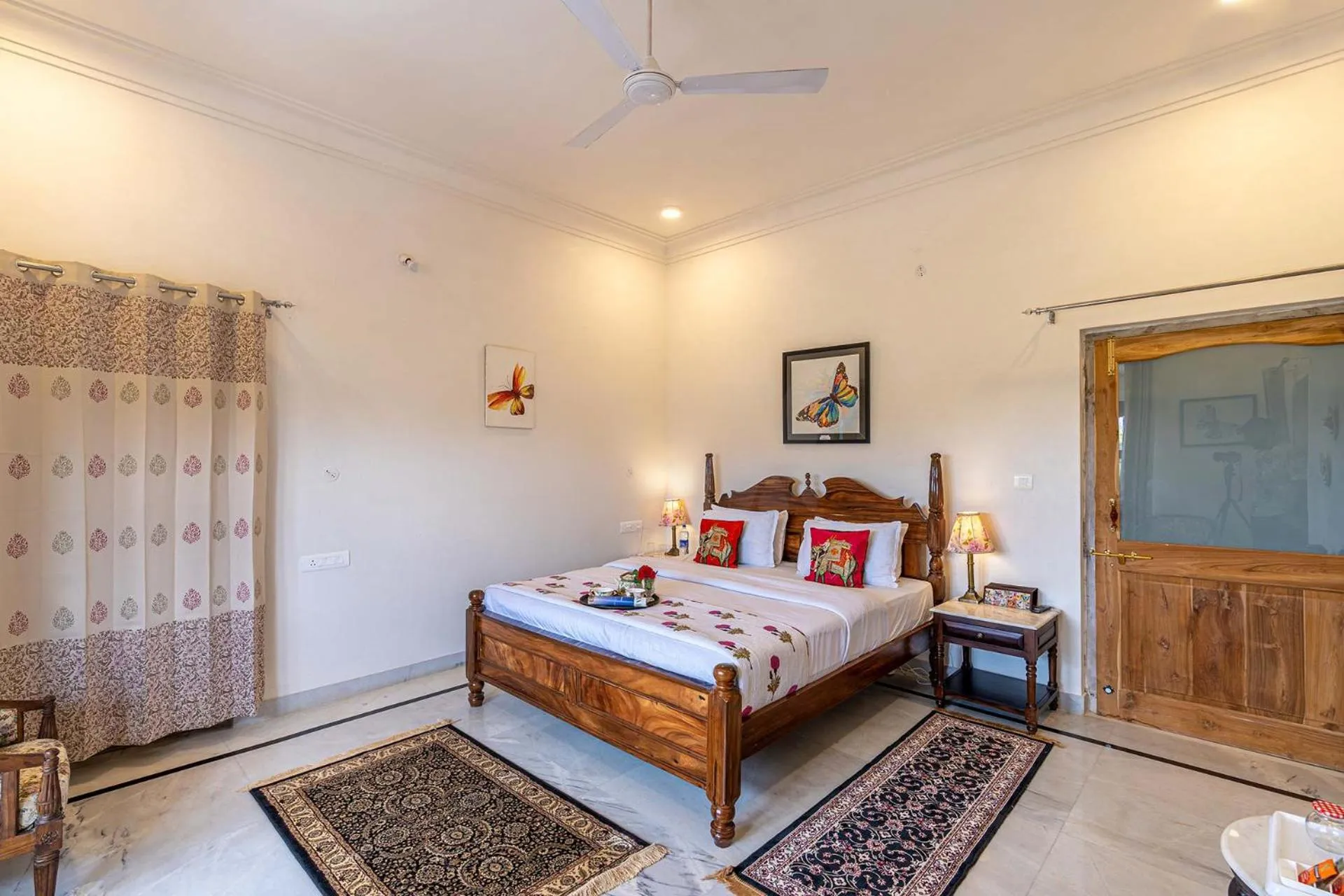 Bed in Castle Oodeypore A Boutique stay Udaipur