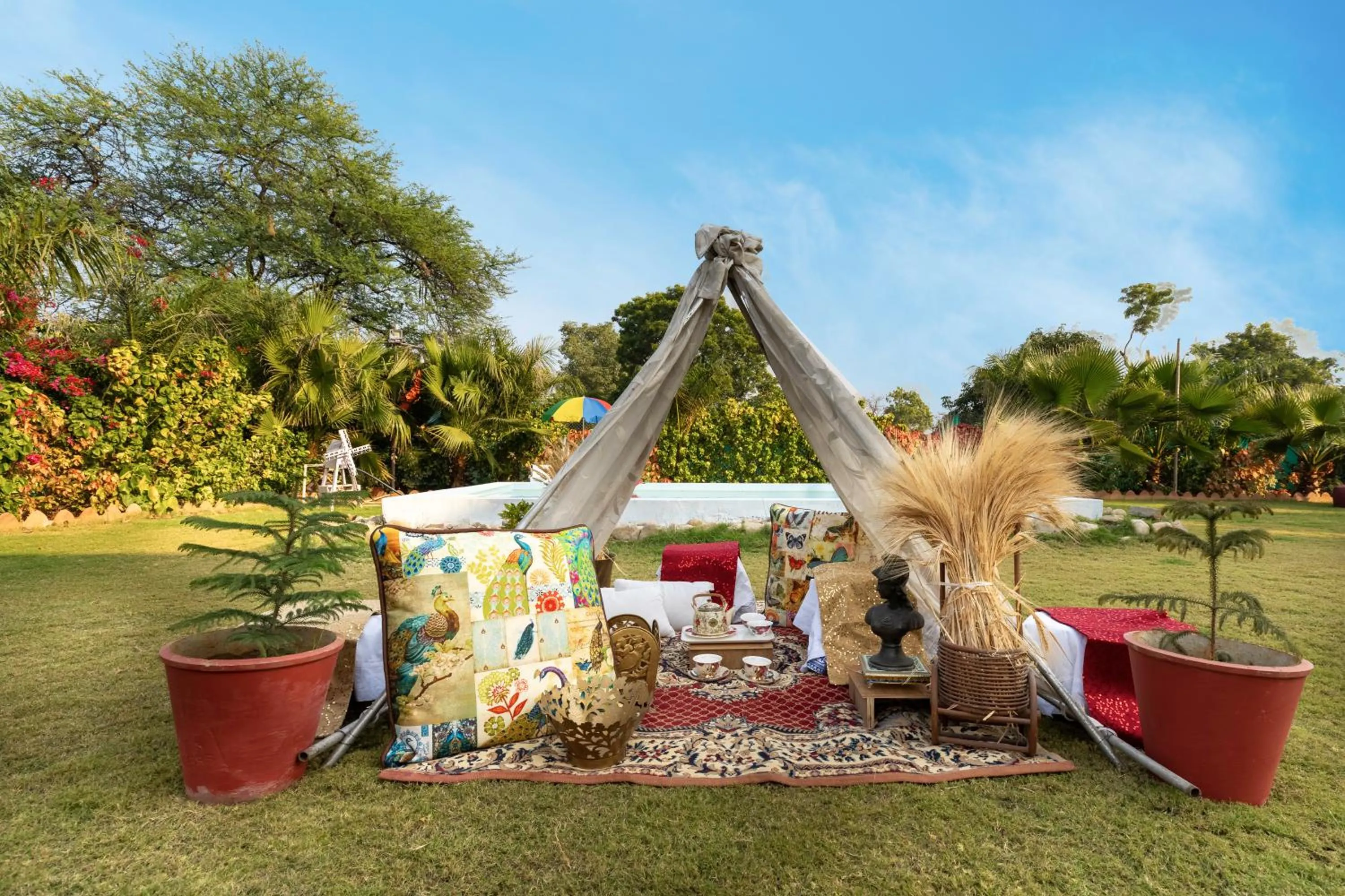 Garden in Castle Oodeypore A Boutique stay Udaipur