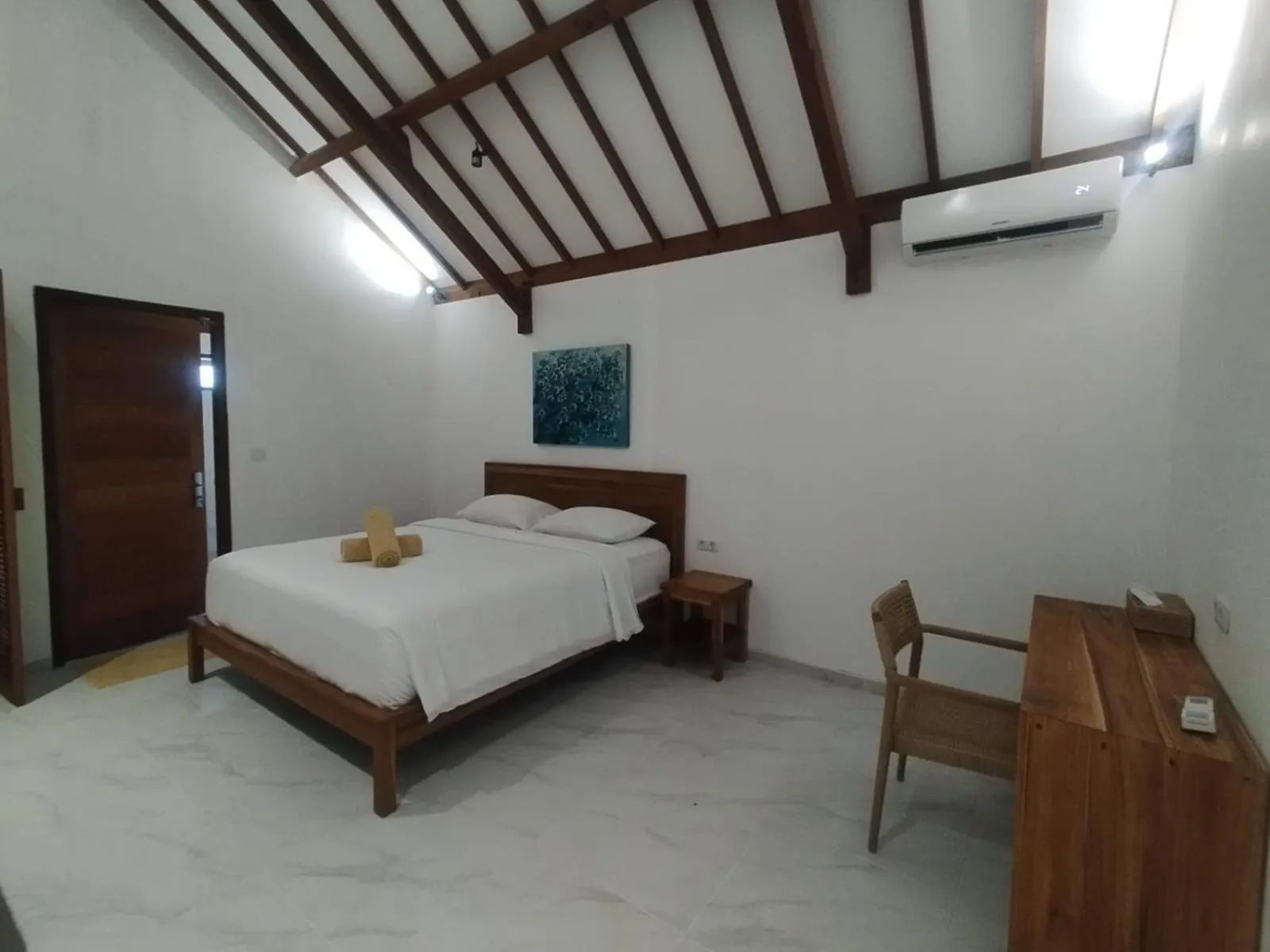Bed in Villa Penyu Gili Trawangan