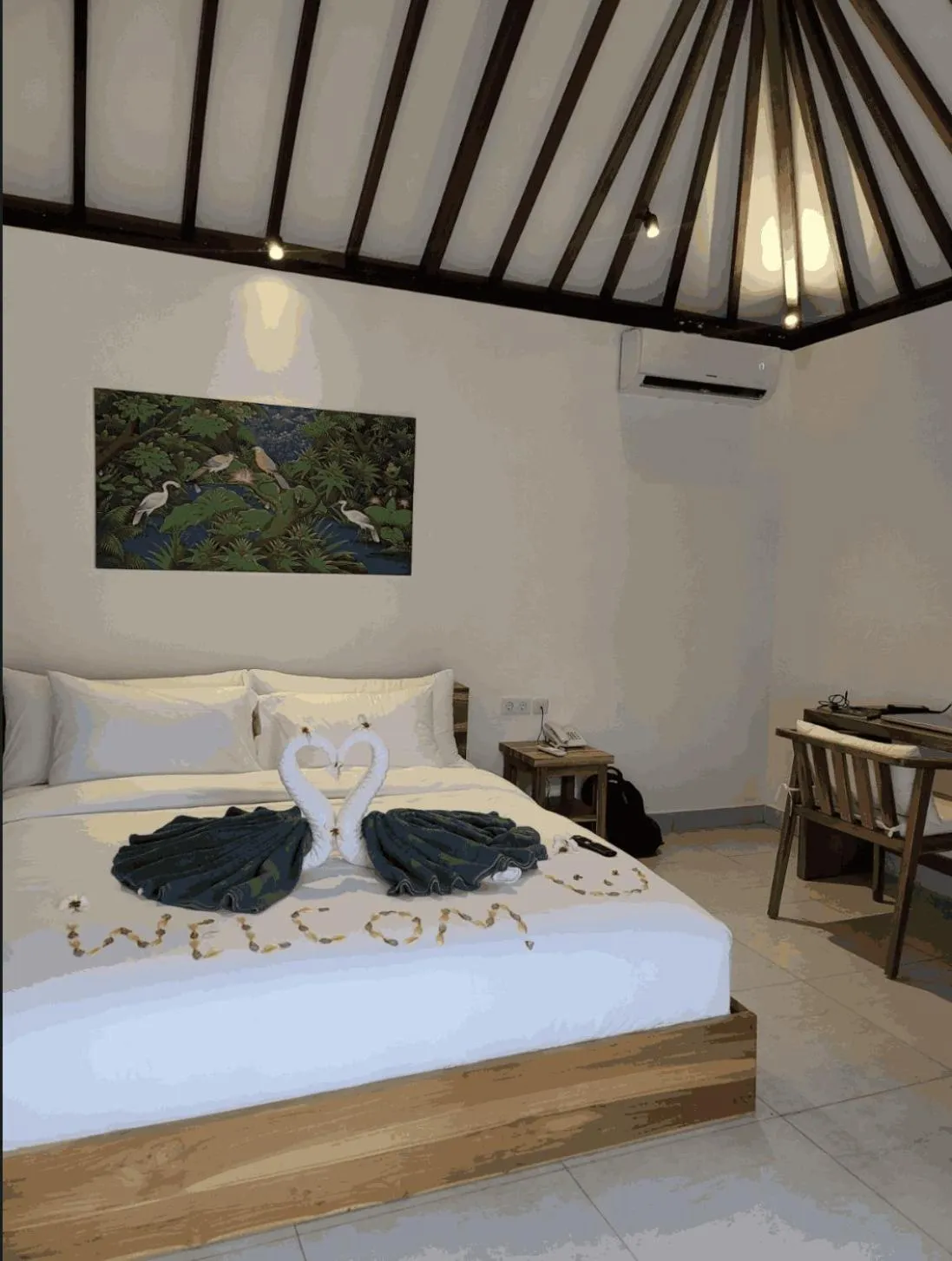 Bedroom, Bed in Villa Penyu Gili Trawangan