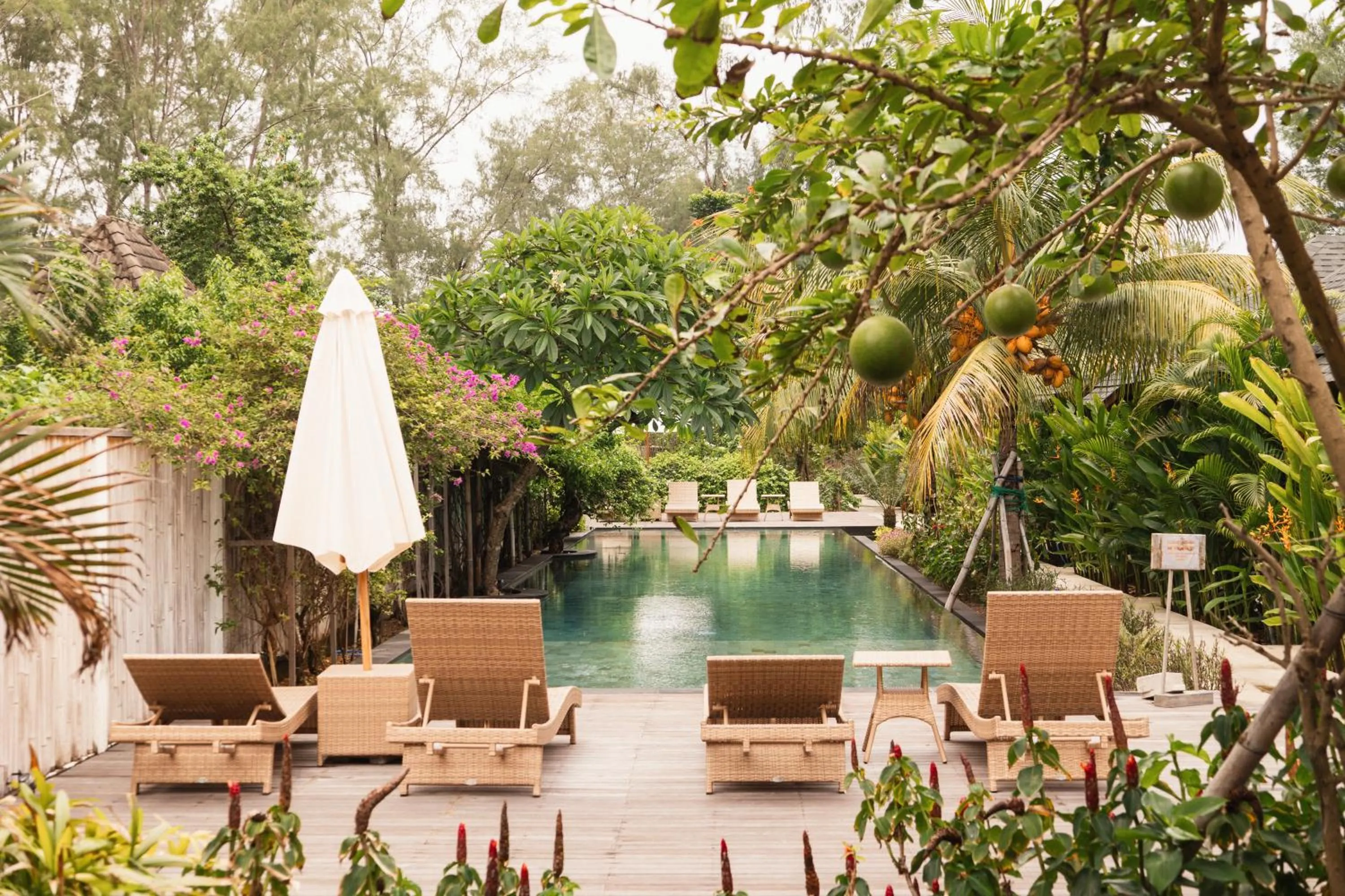 Swimming pool in Villa Penyu Gili Trawangan