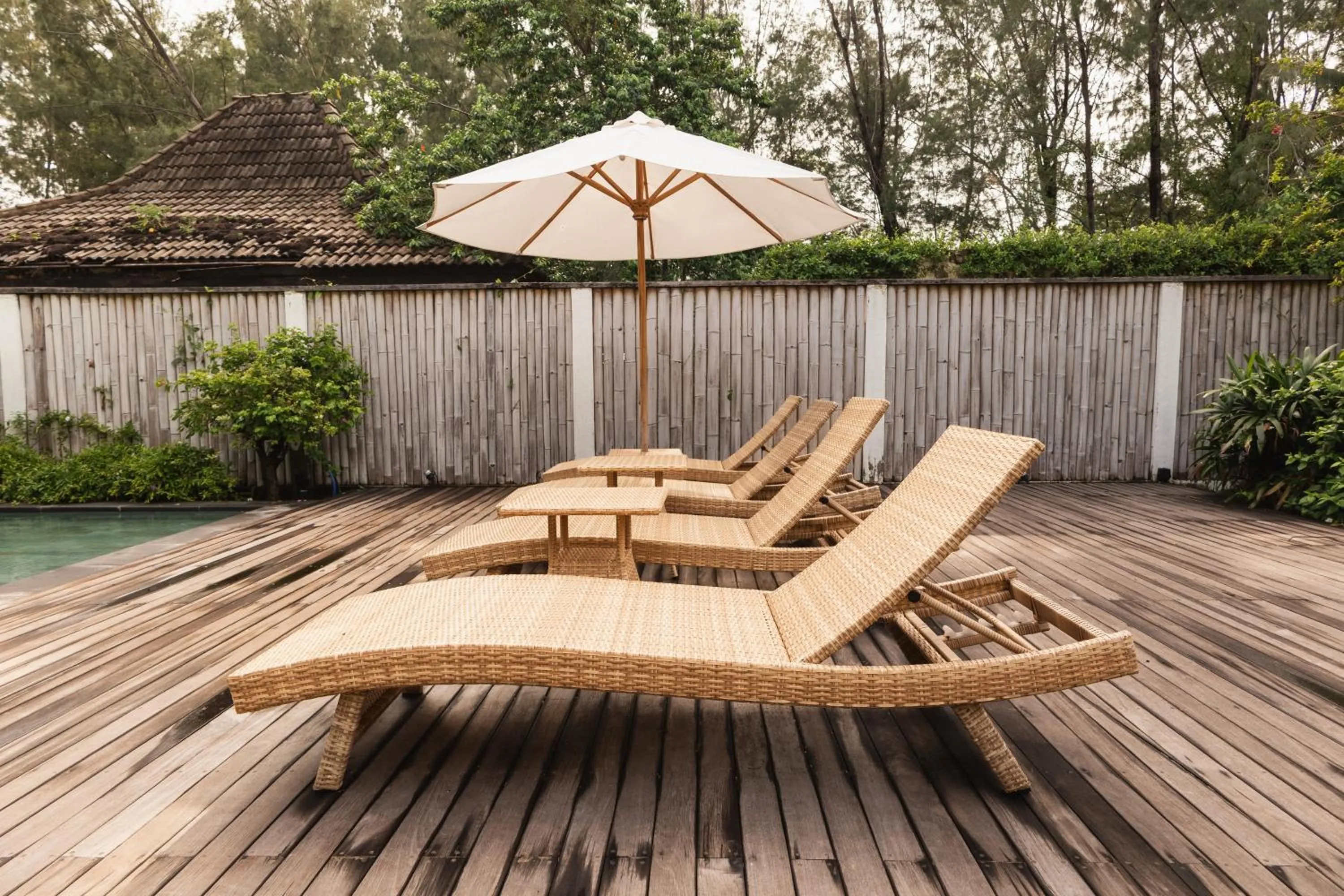 Swimming pool in Villa Penyu Gili Trawangan