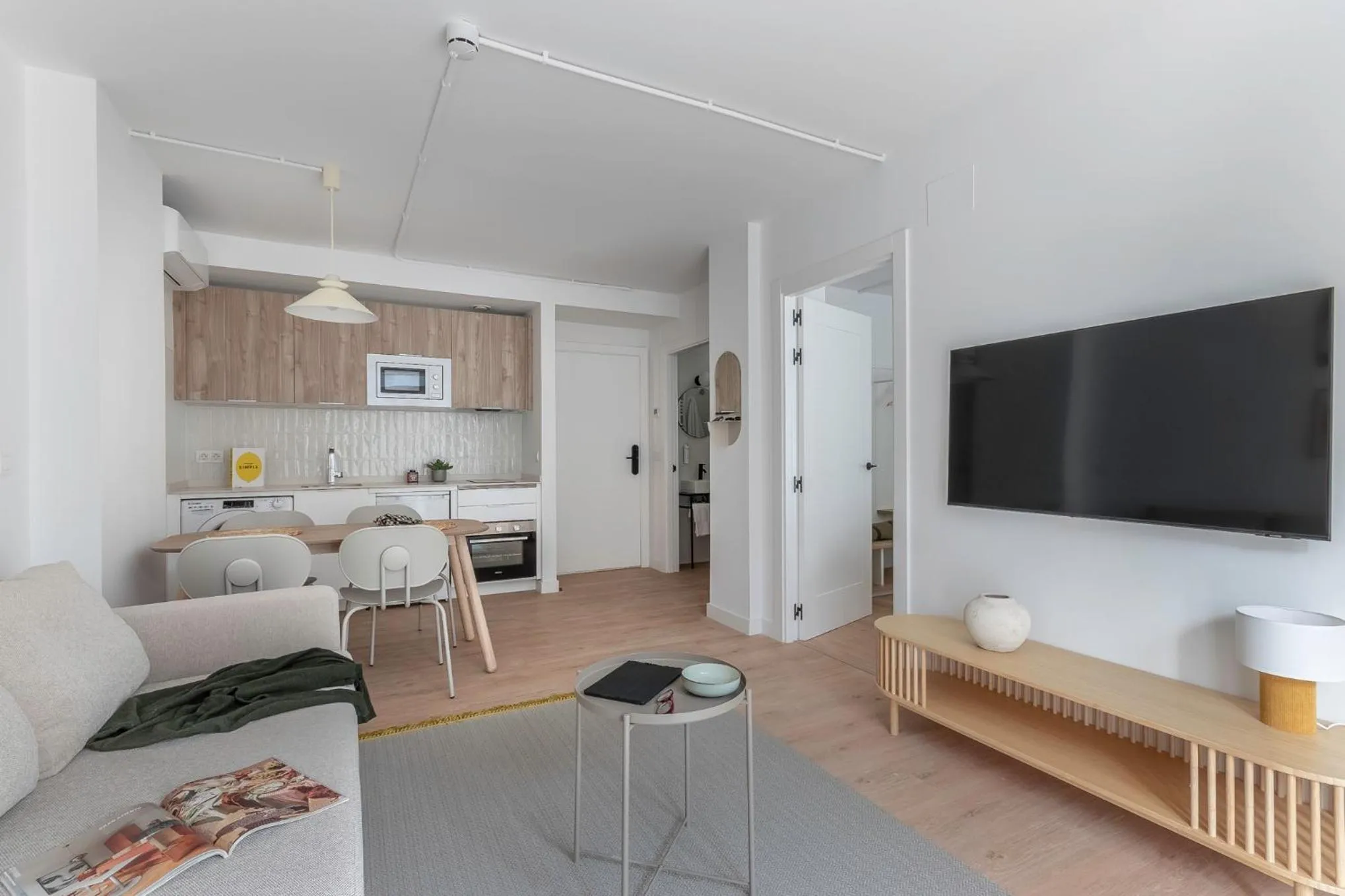 Living room, Bed in B48 Bilbao Abando