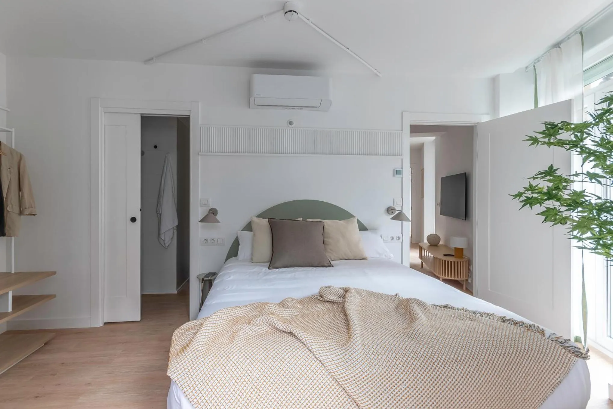 Bedroom, Bed in B48 Bilbao Abando