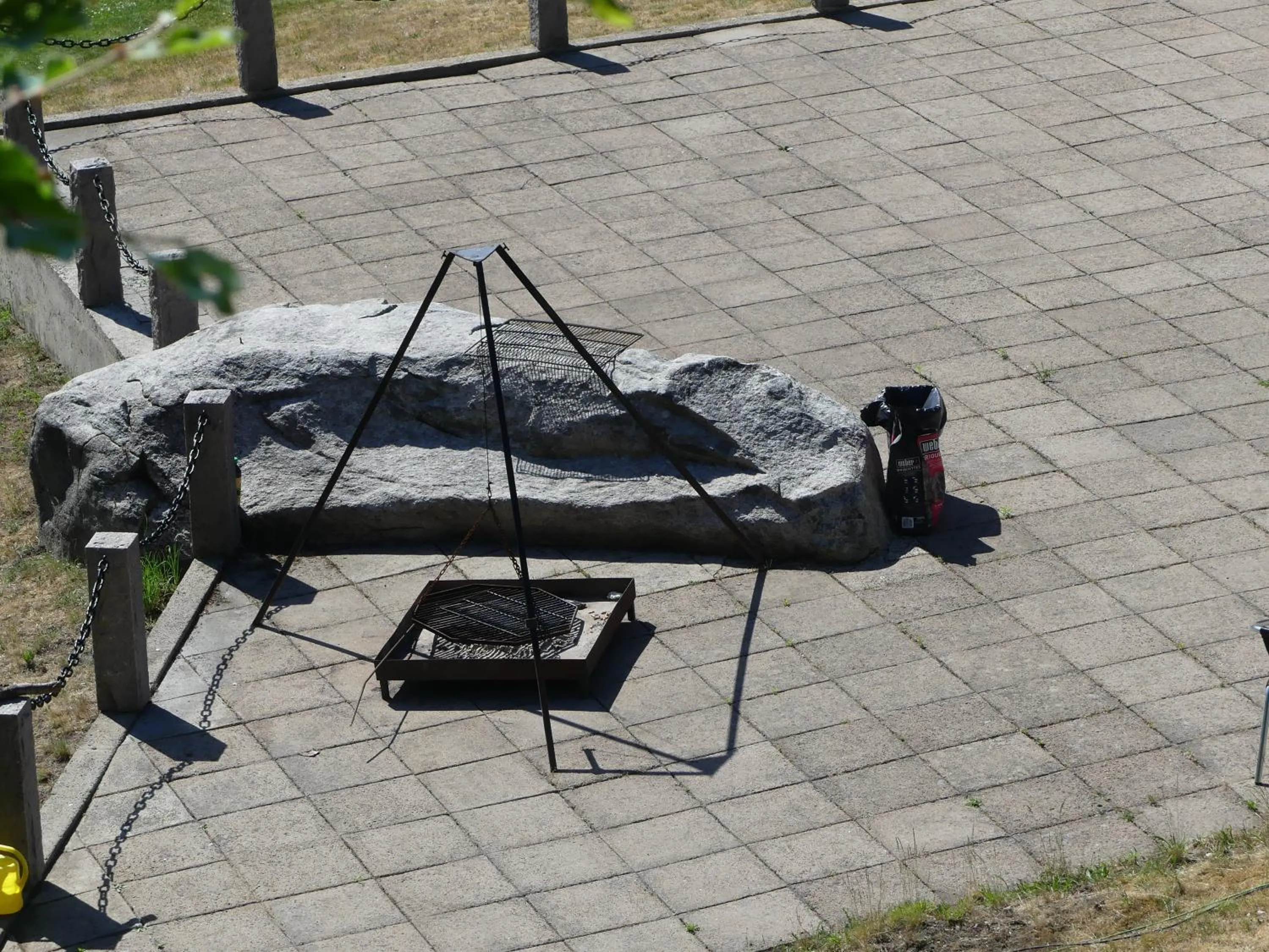 BBQ facilities in Hotel Fritza