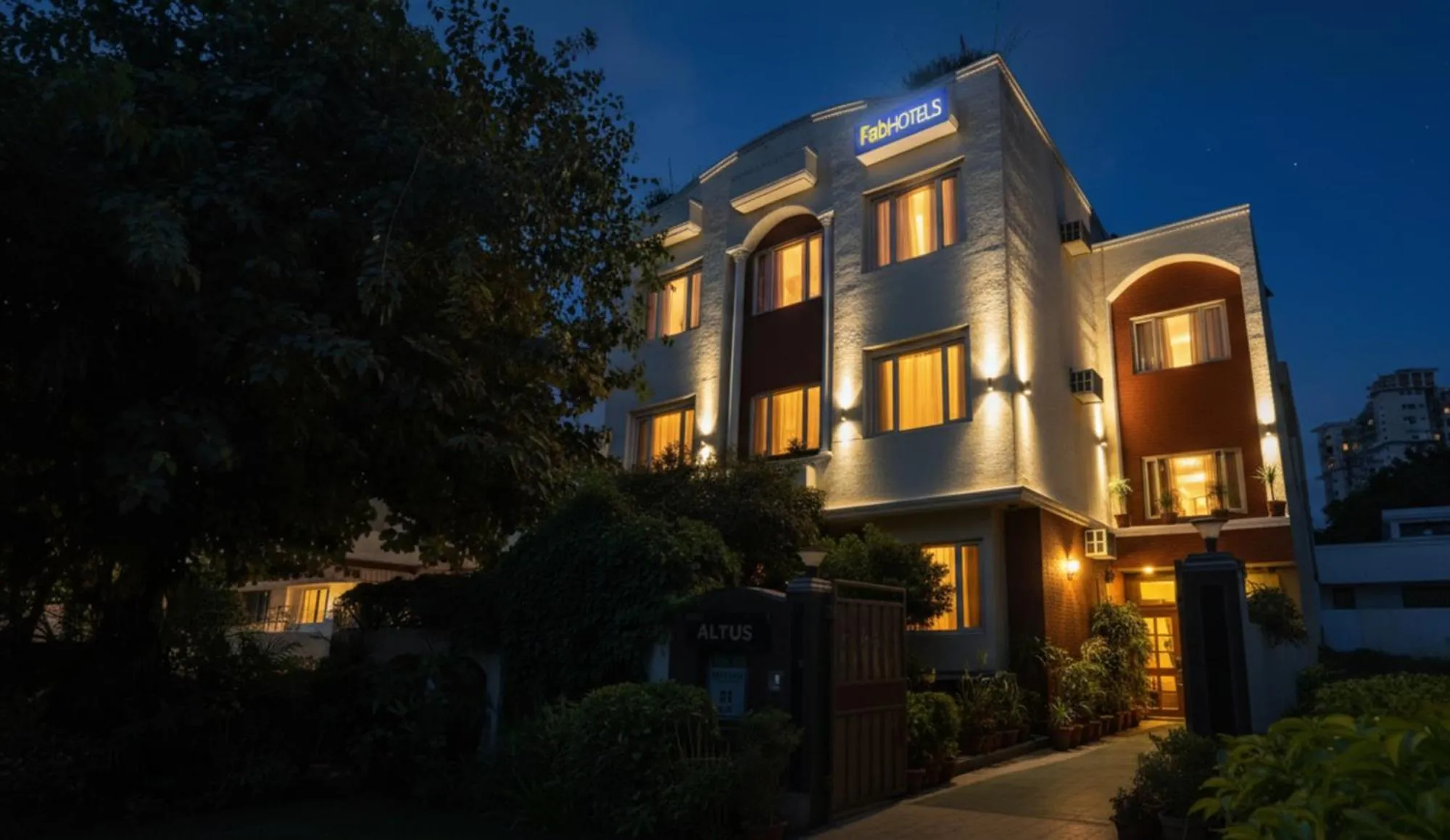 Lobby or reception in FabHotel Altus
