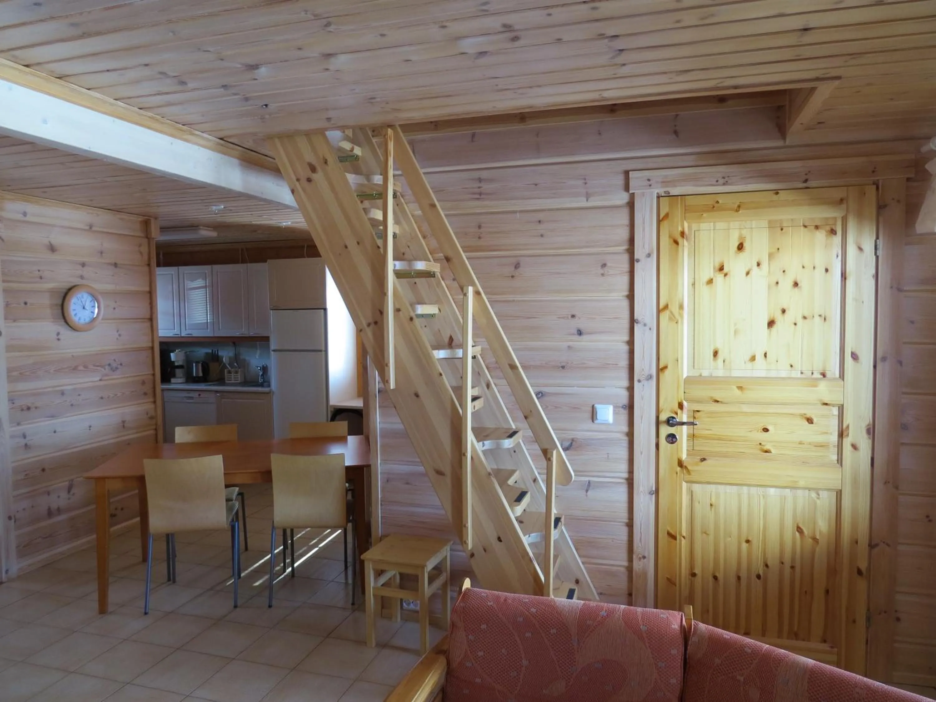 Seating area in Arctic Polar Holiday Village
